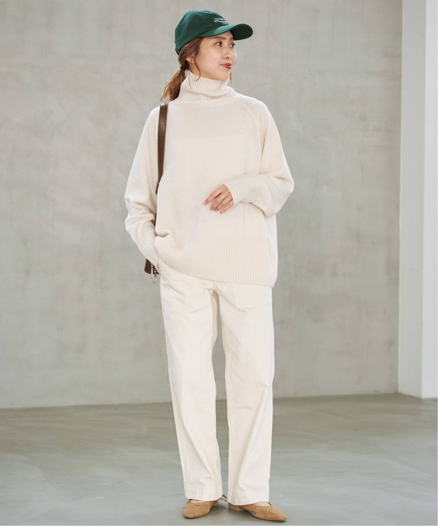 Spick & Span｜ウールカシミヤ ラグランタートルニット | Rakuten