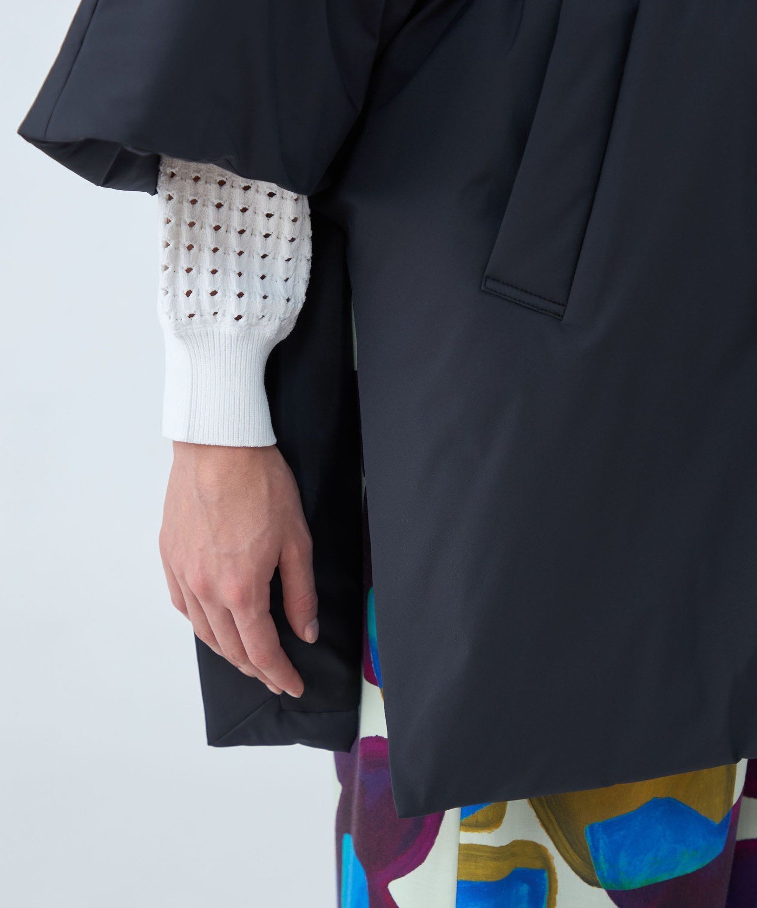 TOMORROWLAND｜パデットツイル ベルテッドポンチョ | Rakuten Fashion