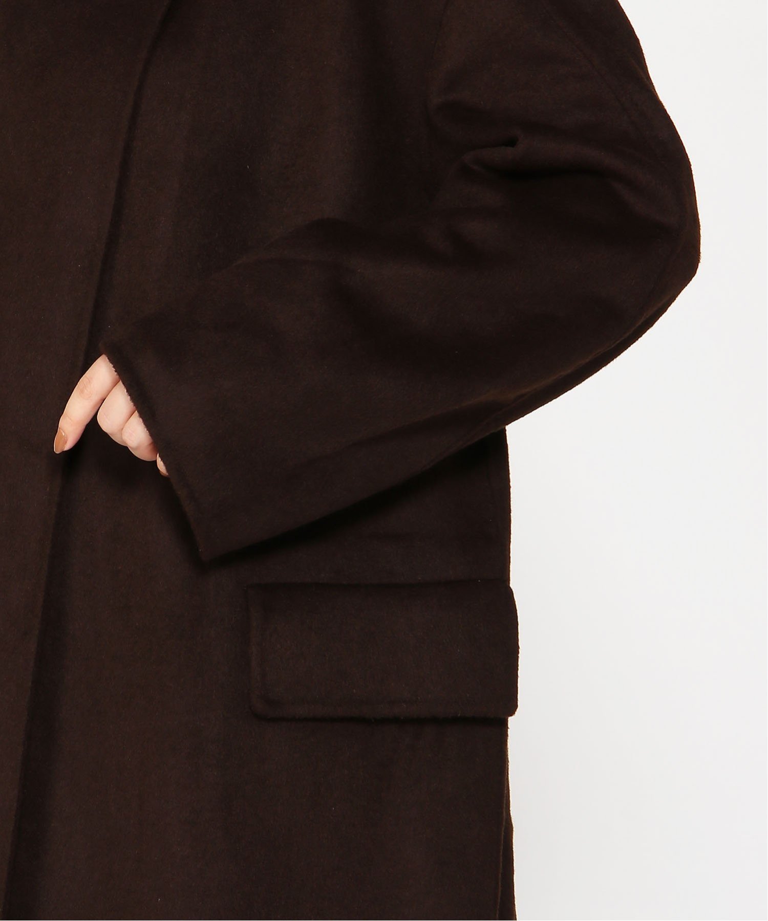 BANANA REPUBLIC｜(W)オーバーサイズ ダブルフェイス スカーフコート