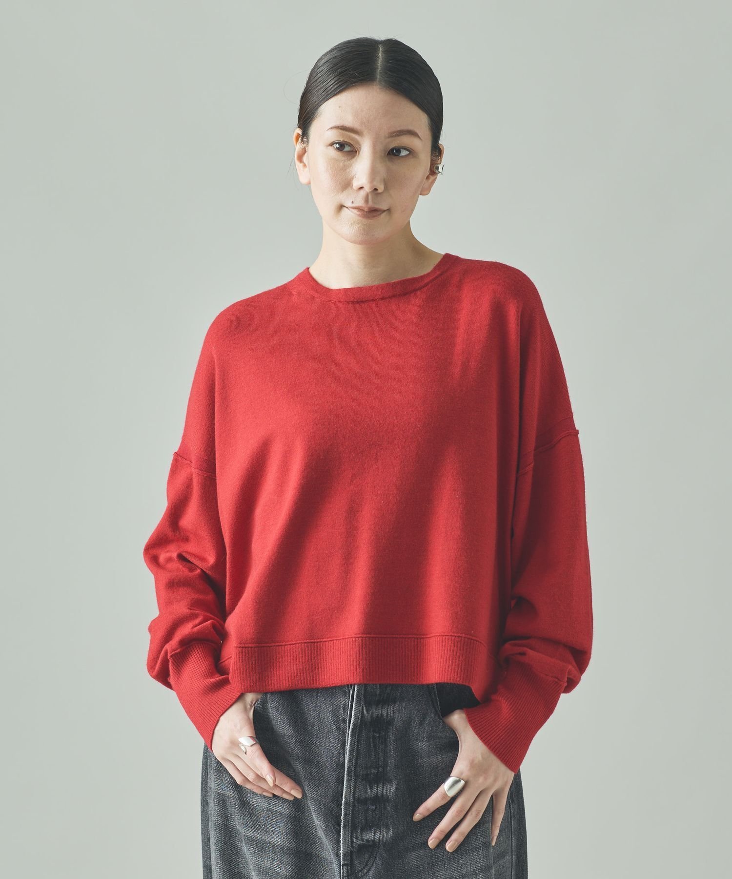 Curensology｜ファインウールバックリボンプルオーバー | Rakuten