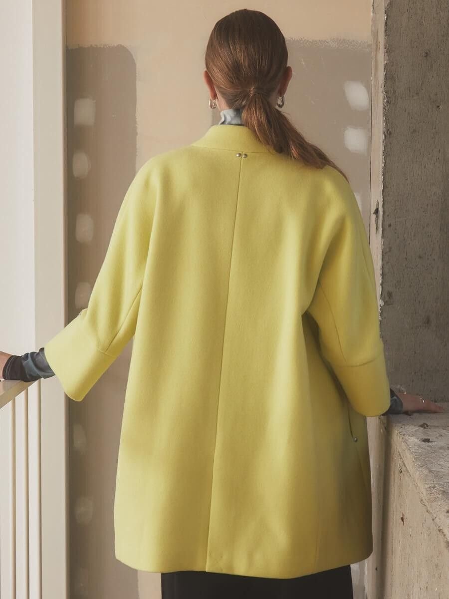 LASUD｜【尾州】Double Melton Cocoon Coat | Rakuten Fashion(楽天