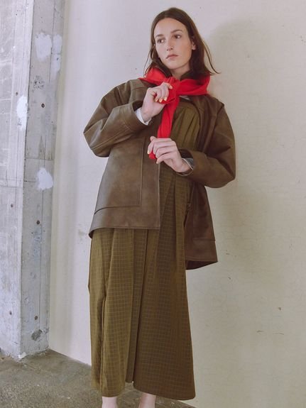 emmi｜フェイクレザーダブルジップブルゾン | Rakuten Fashion(楽天