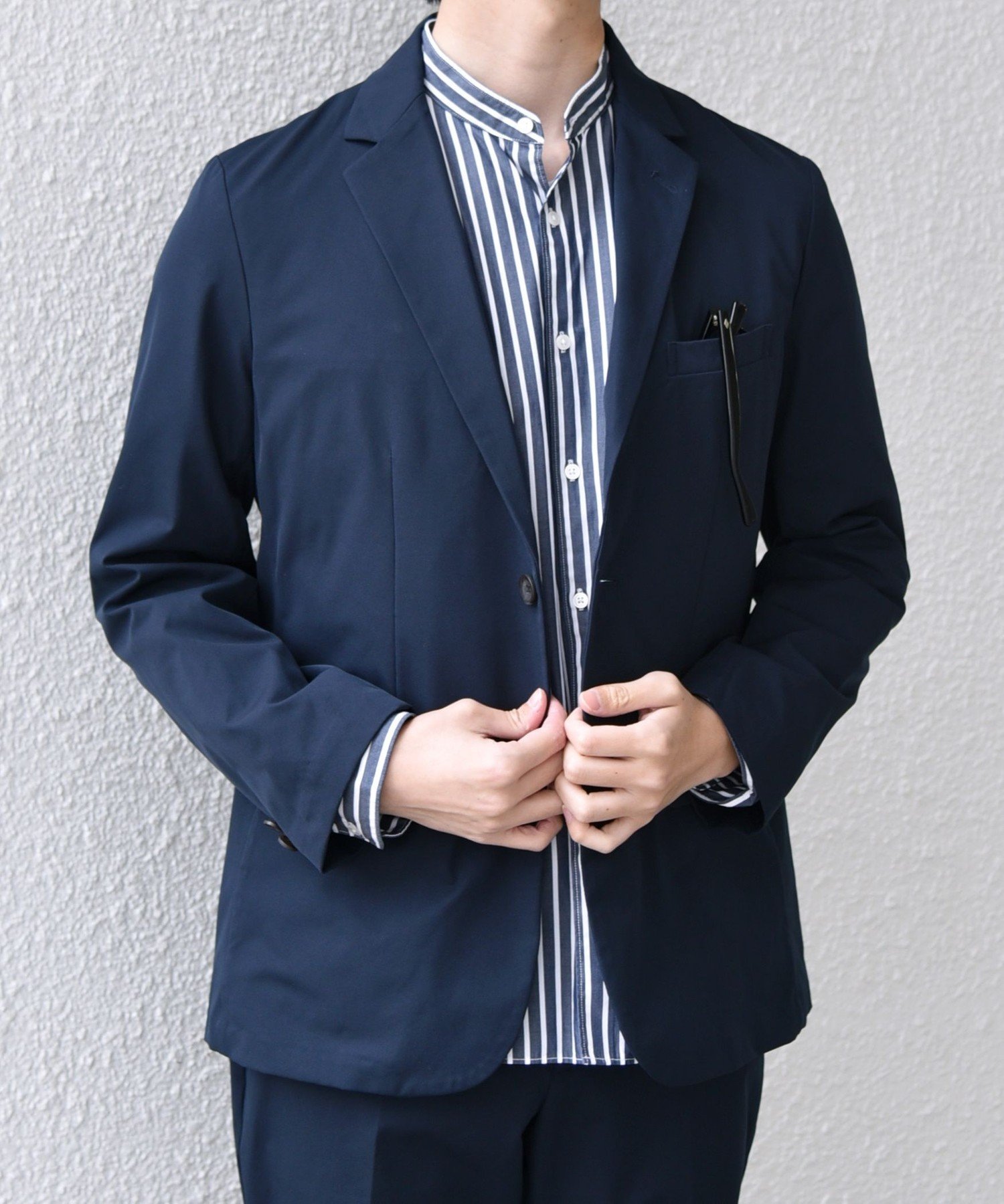 A.P.C. セットアップ　スーツ　イーストバイウエスト ABAHOUSE GRAY セットアップ 「SMART CLOSET / WEB限定」ハイゲージ