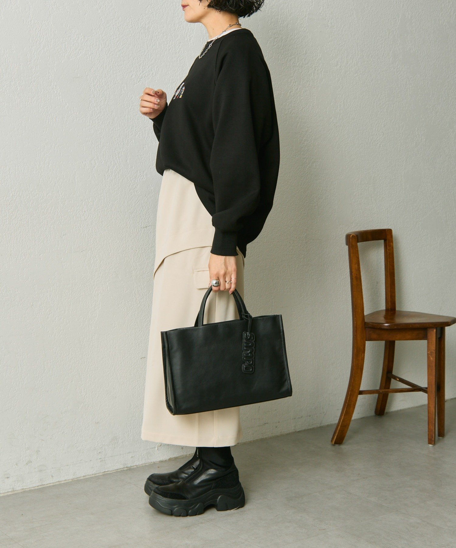 ear PAPILLONNER｜《本革》sampo×earコラボ スペーストイレザー