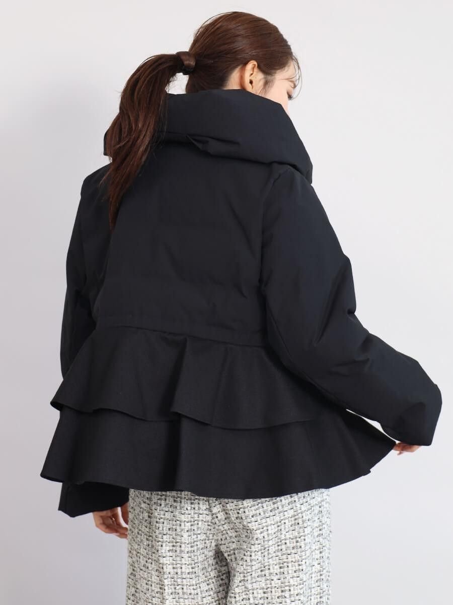 Vin｜フリルペプラムダウンコート | Rakuten Fashion(楽天ファッション