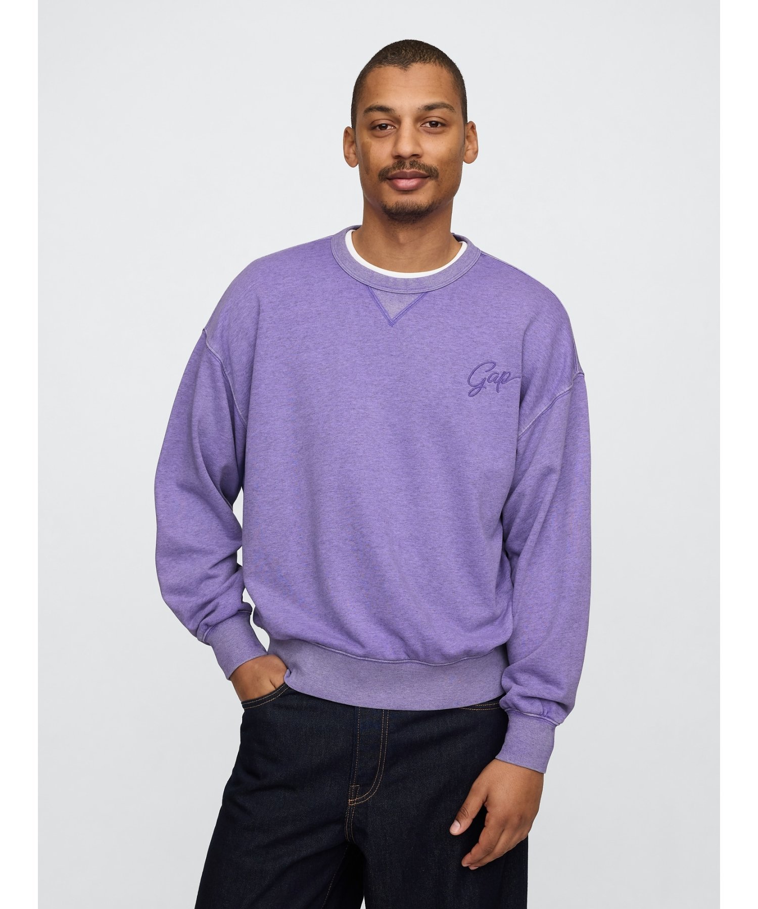 GAP｜(U)ヴィンテージソフト オーバーサイズ GAPロゴ スウェットシャツ