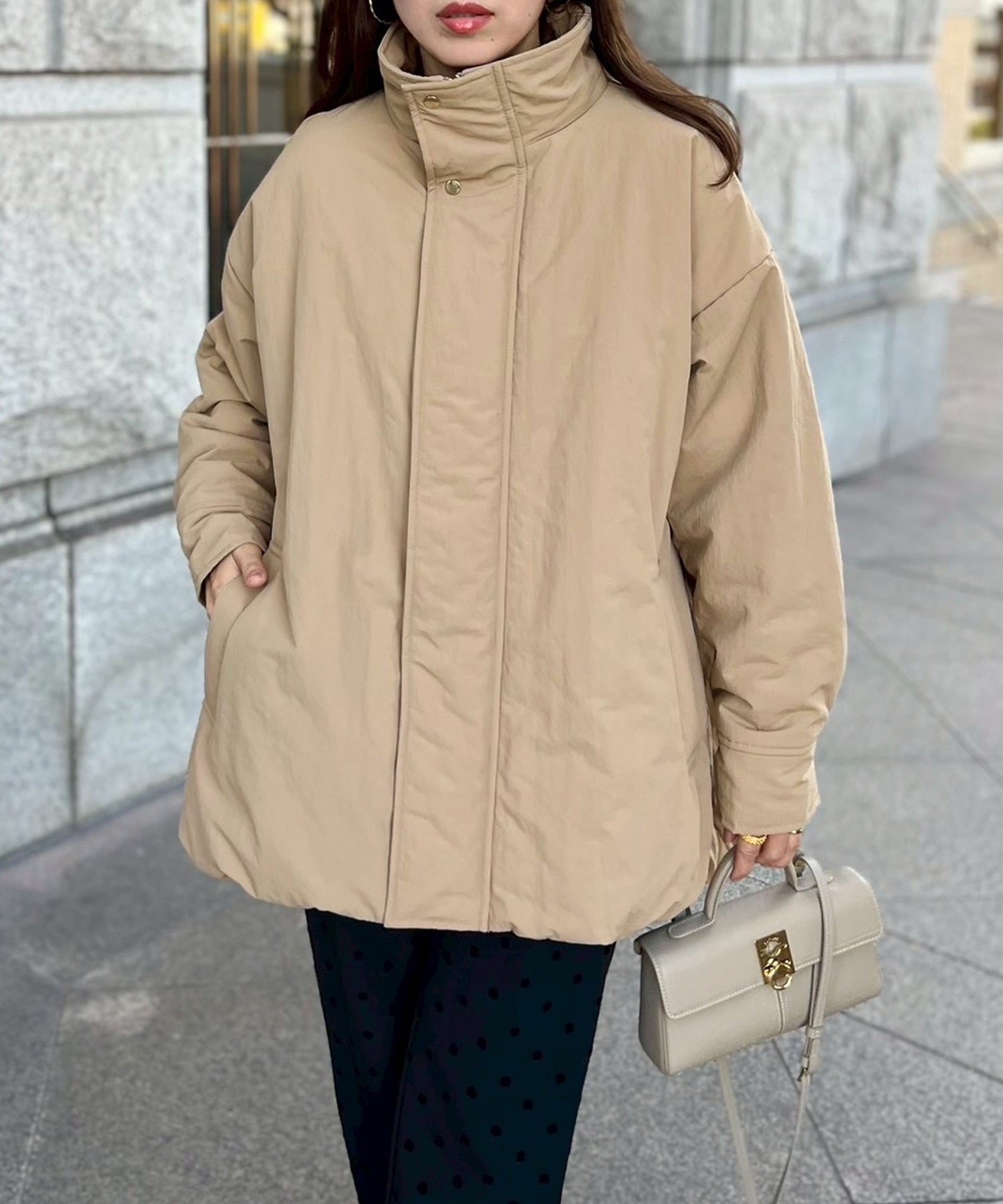 STYLEDOOR｜3wayパファーフレアオーバーコート | Rakuten Fashion(楽天