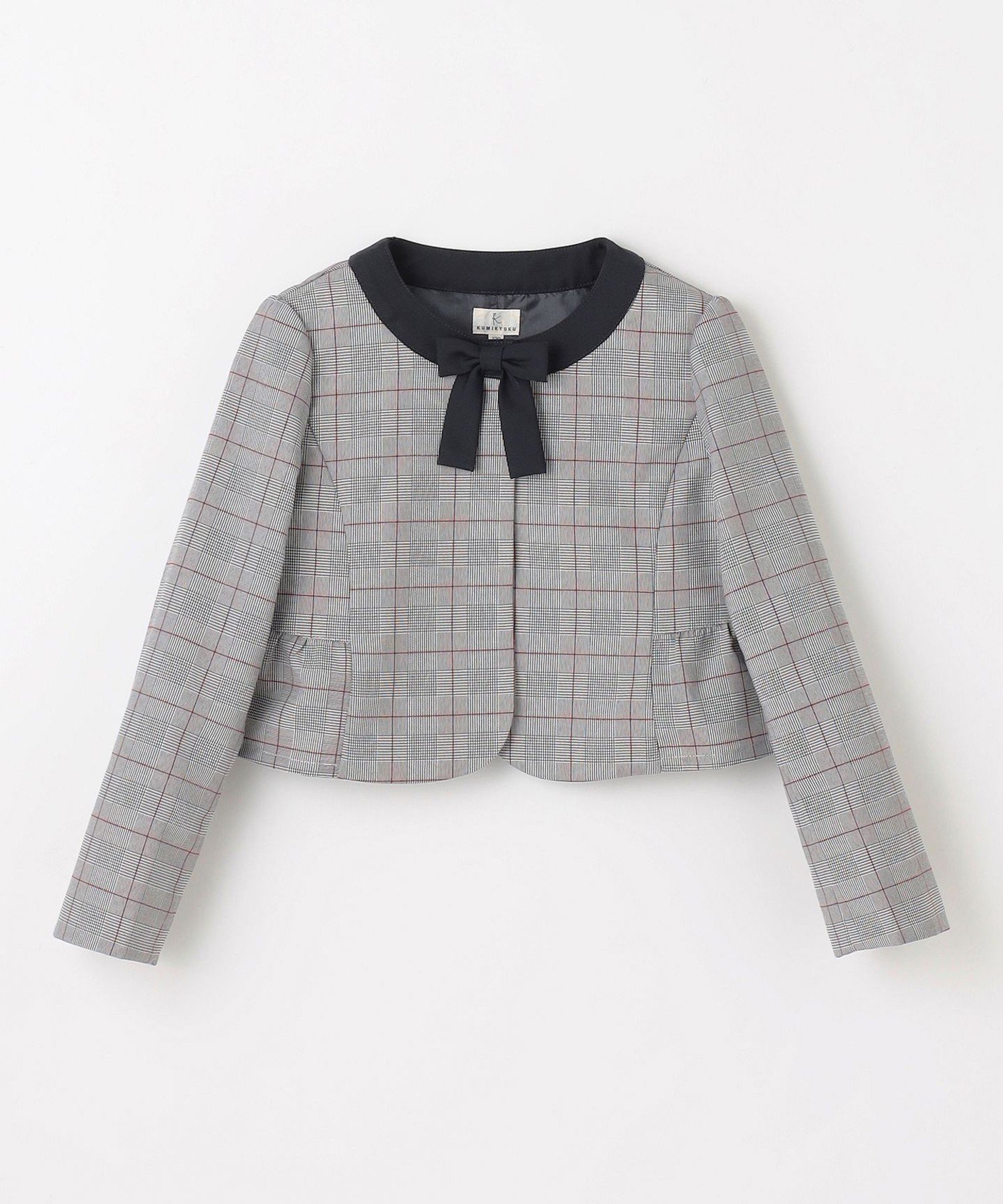 組曲｜【110-140cm】グレンチェックジャケット&プリーツワンピース