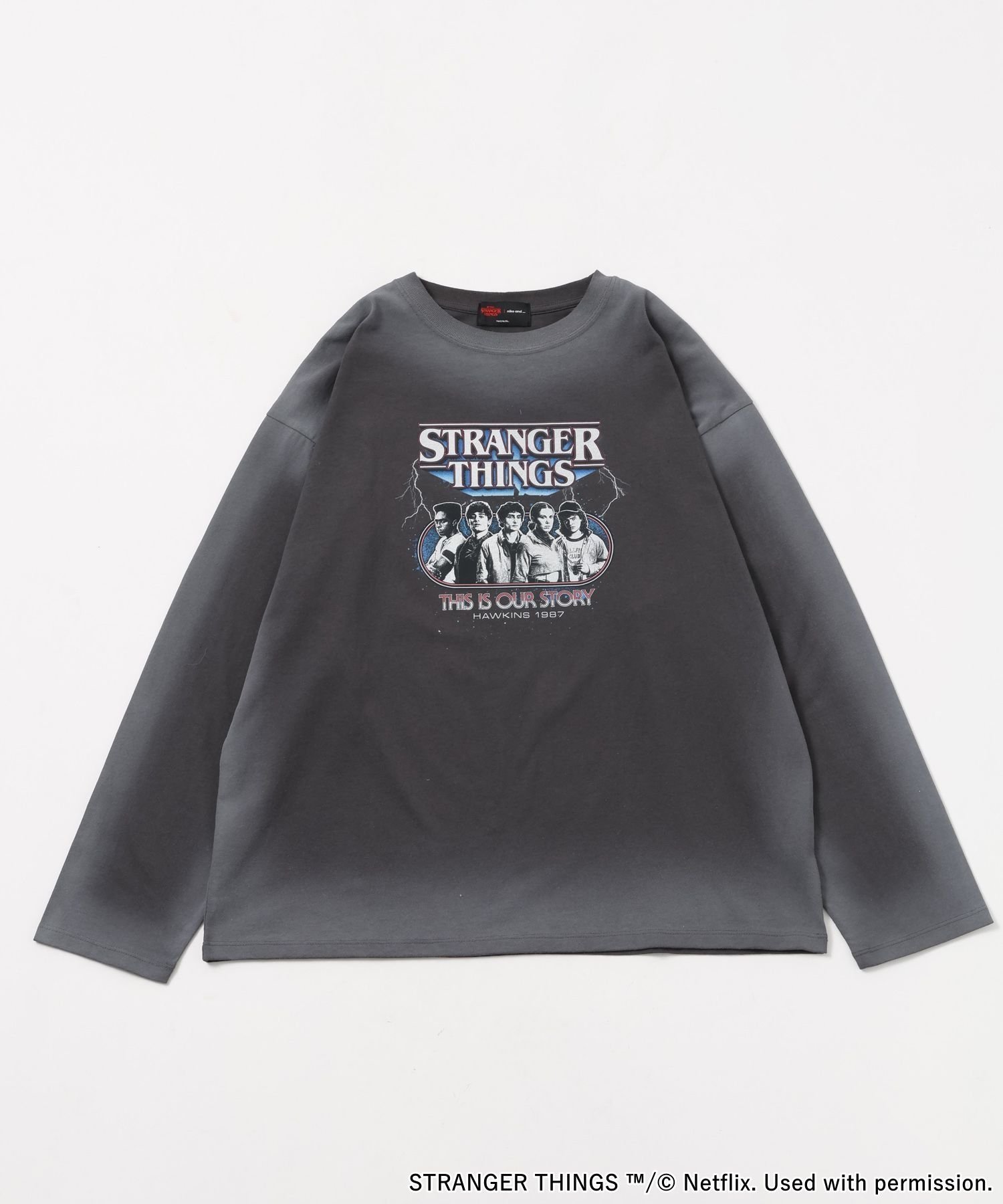 niko and …. 【STRANGER THINGS】ロングTシャツL niko and