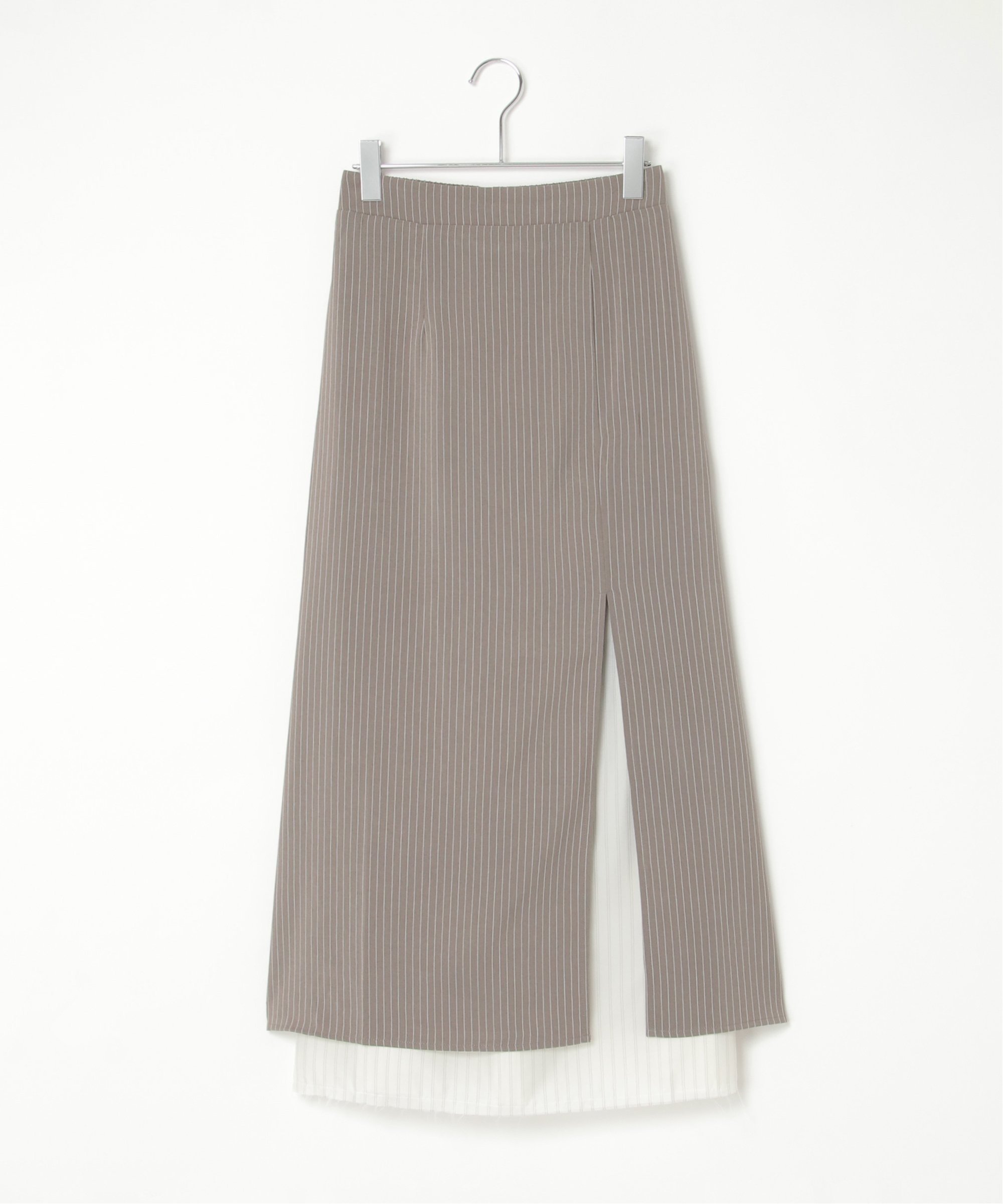 notch.｜レイヤードライクストライプスカート | Rakuten Fashion(楽天