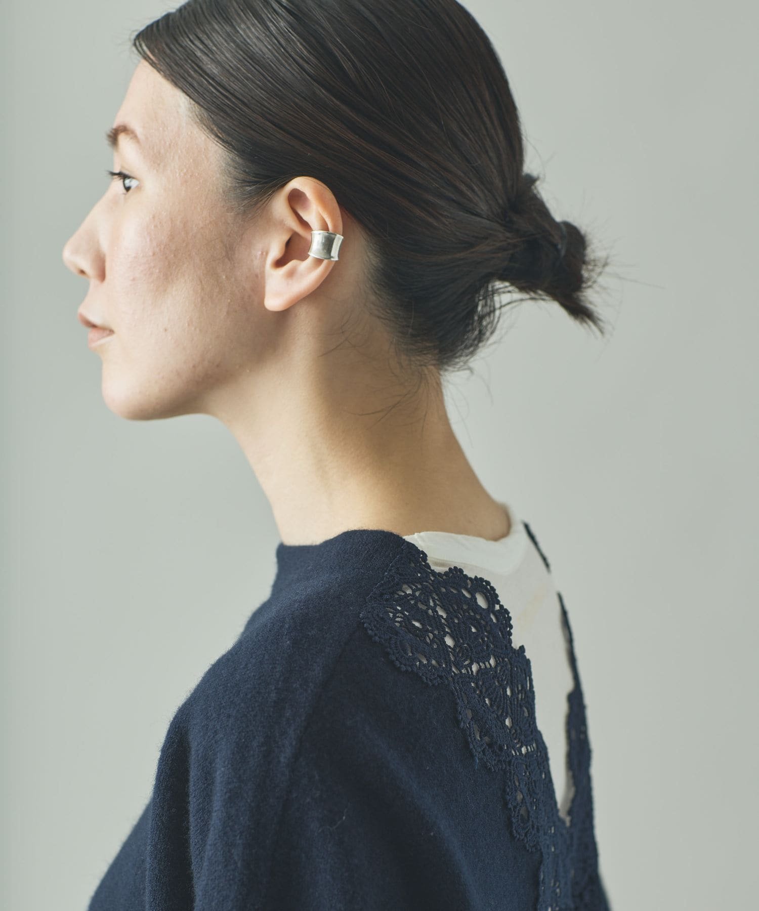 Curensology｜バックレースニットプルオーバー | Rakuten Fashion(楽天