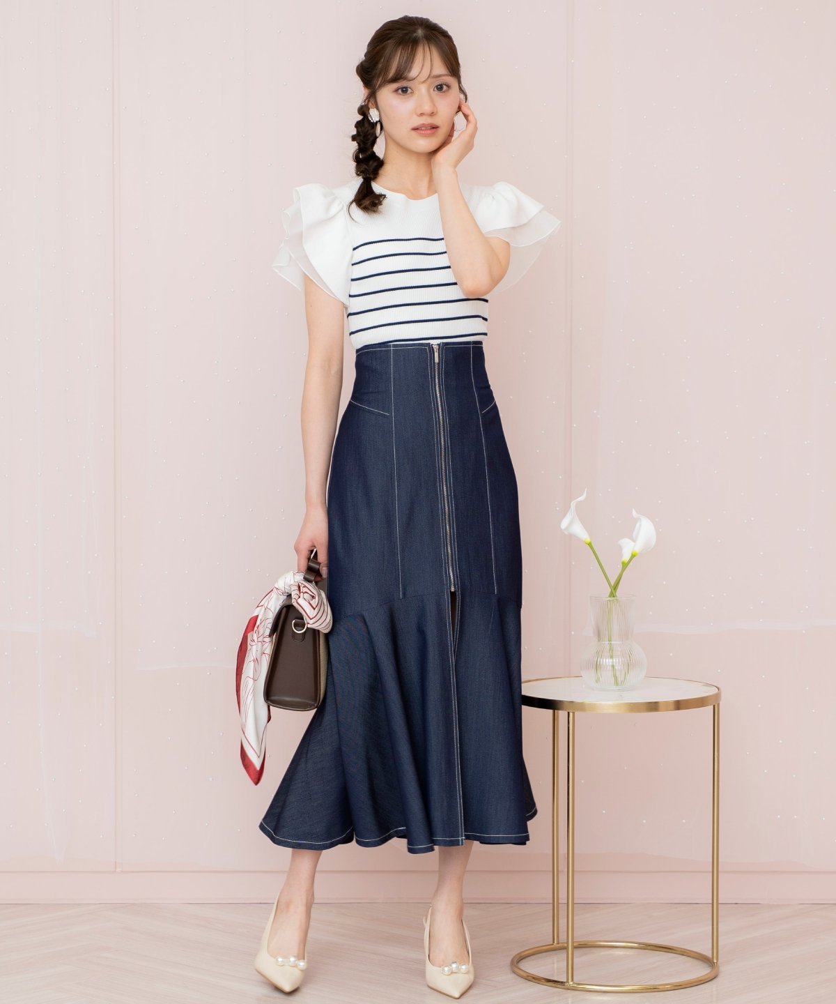 WILLSELECTION｜ZIPデザインスリットマーメイドスカート | Rakuten