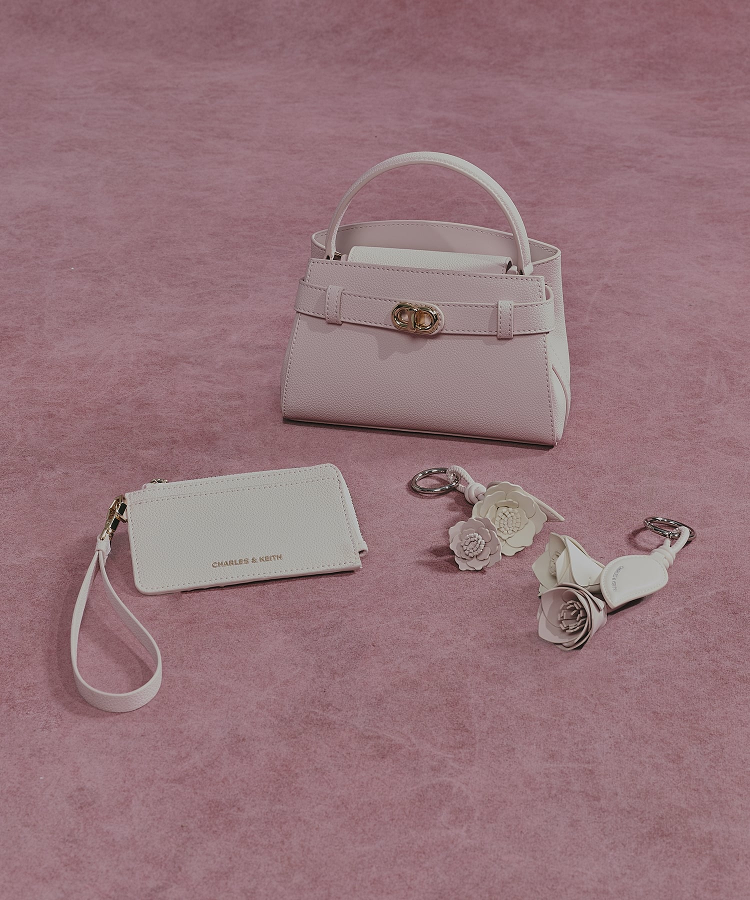 CHARLES & KEITH｜Aubrielle オブリエル トップハンドルバッグ