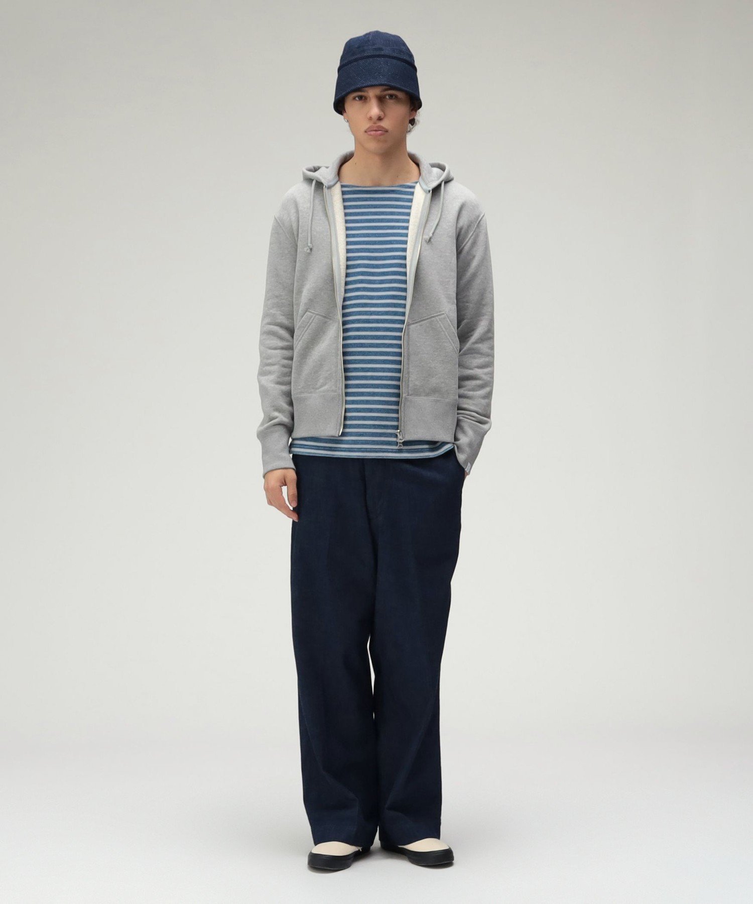 BEAMS MEN｜LOOPWHEELER / 別注 Slim Zip Sweat Hoody | Rakuten