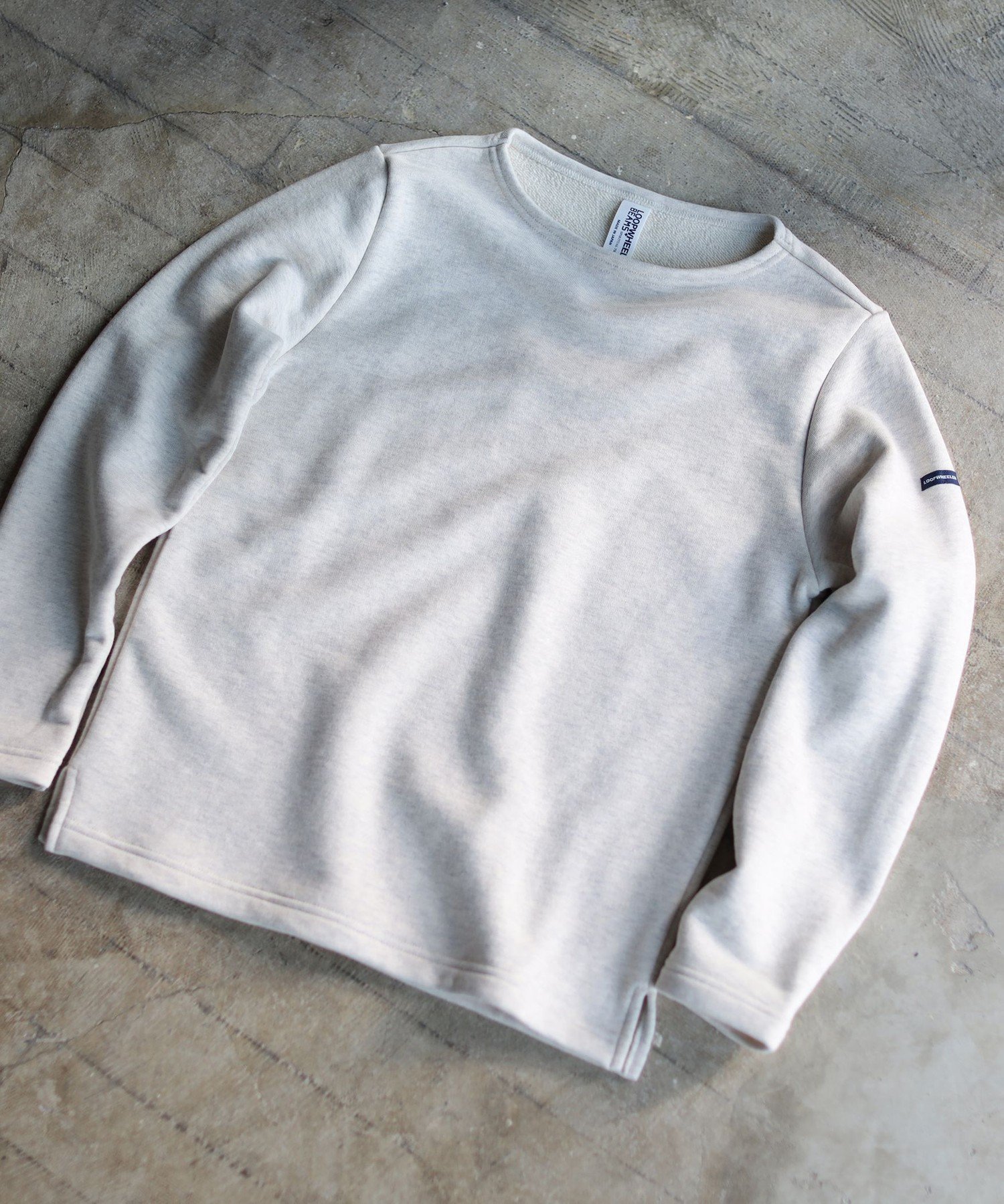 BEAMS MEN｜LOOPWHEELER / 別注 Sweat Boat Neck | Rakuten Fashion