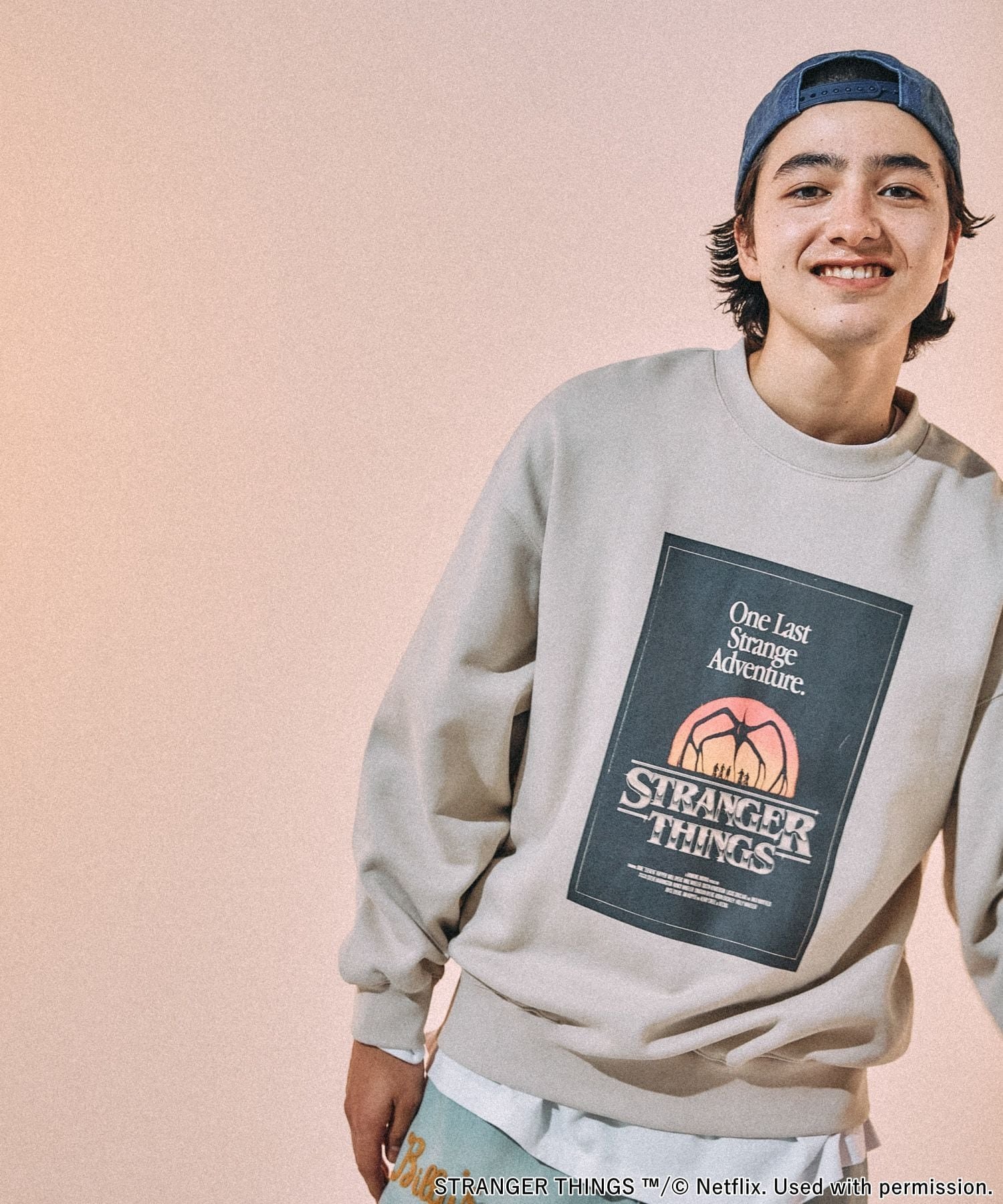 niko and ｜【STRANGER THINGS】コラボプリントスウェット