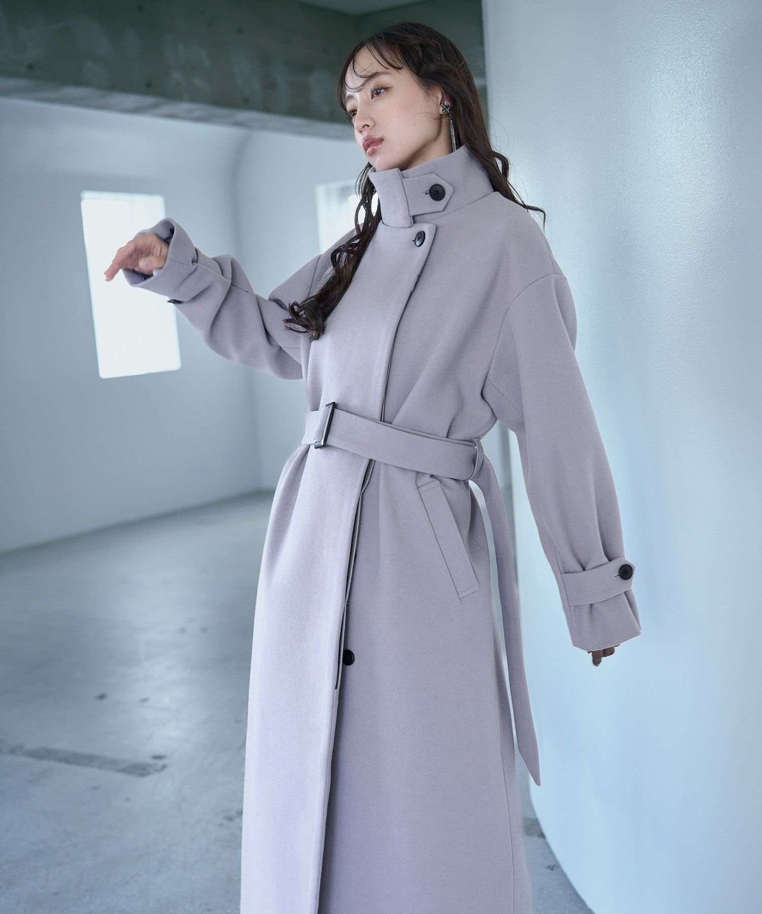 HARE｜ウーリーテック2WAYスタンドロングコート | Rakuten Fashion