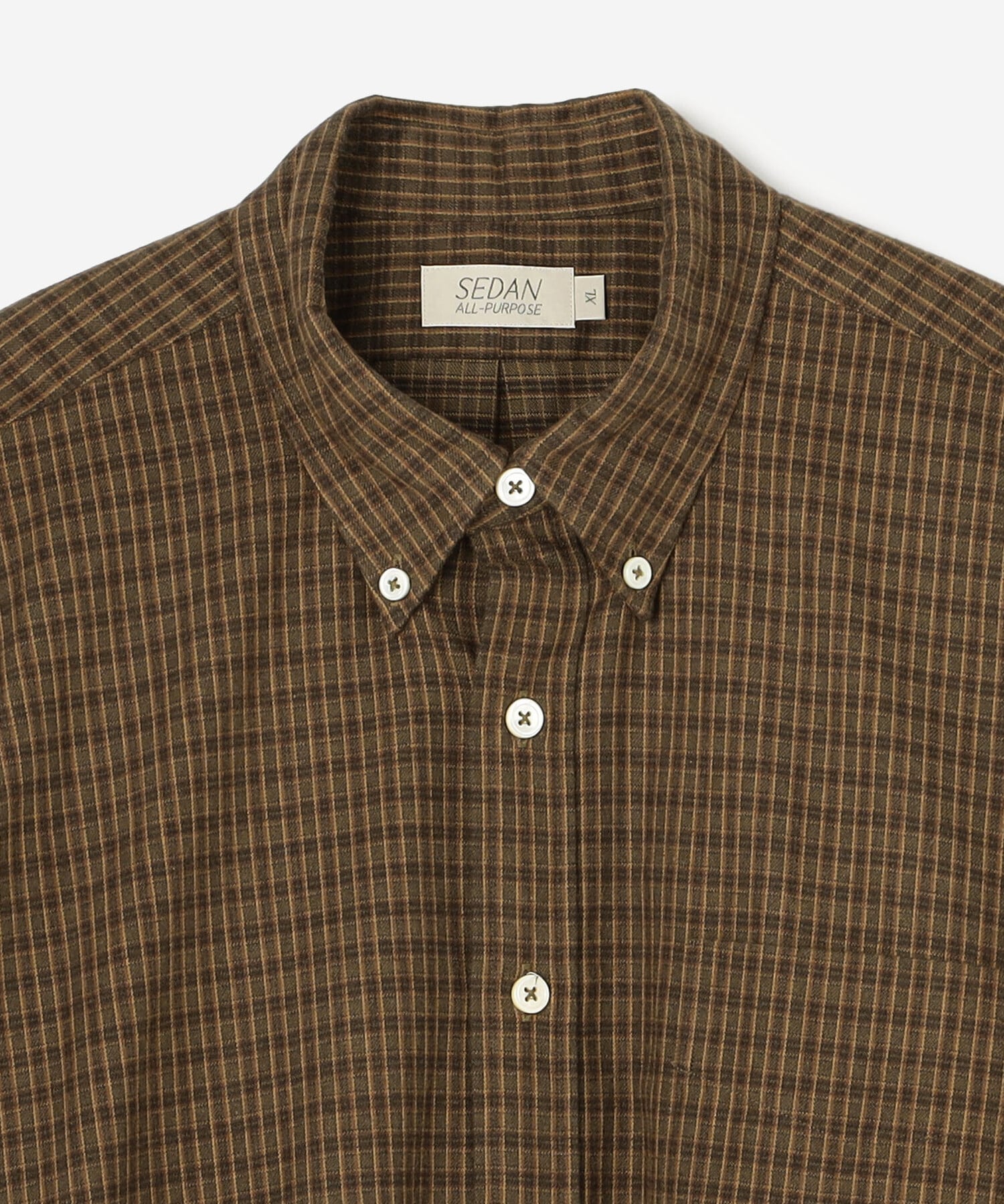 Bshop｜SEDAN ALL-PURPOSE | Twill Plaid Big BD Shirt MEN | Rakuten