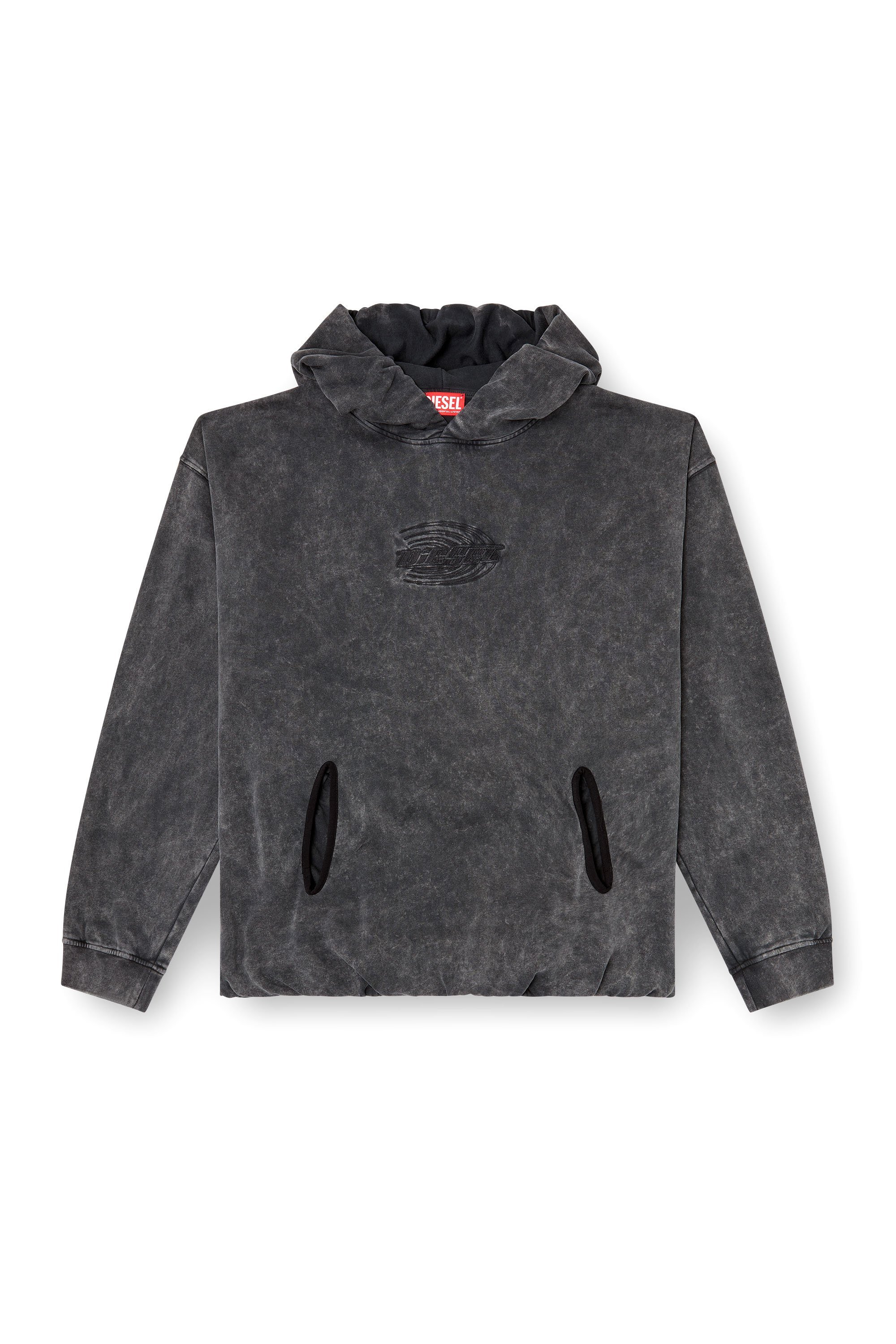 DIESEL｜メンズ プルオーバースウェット S-BOXSTIC-HOOD | Rakuten