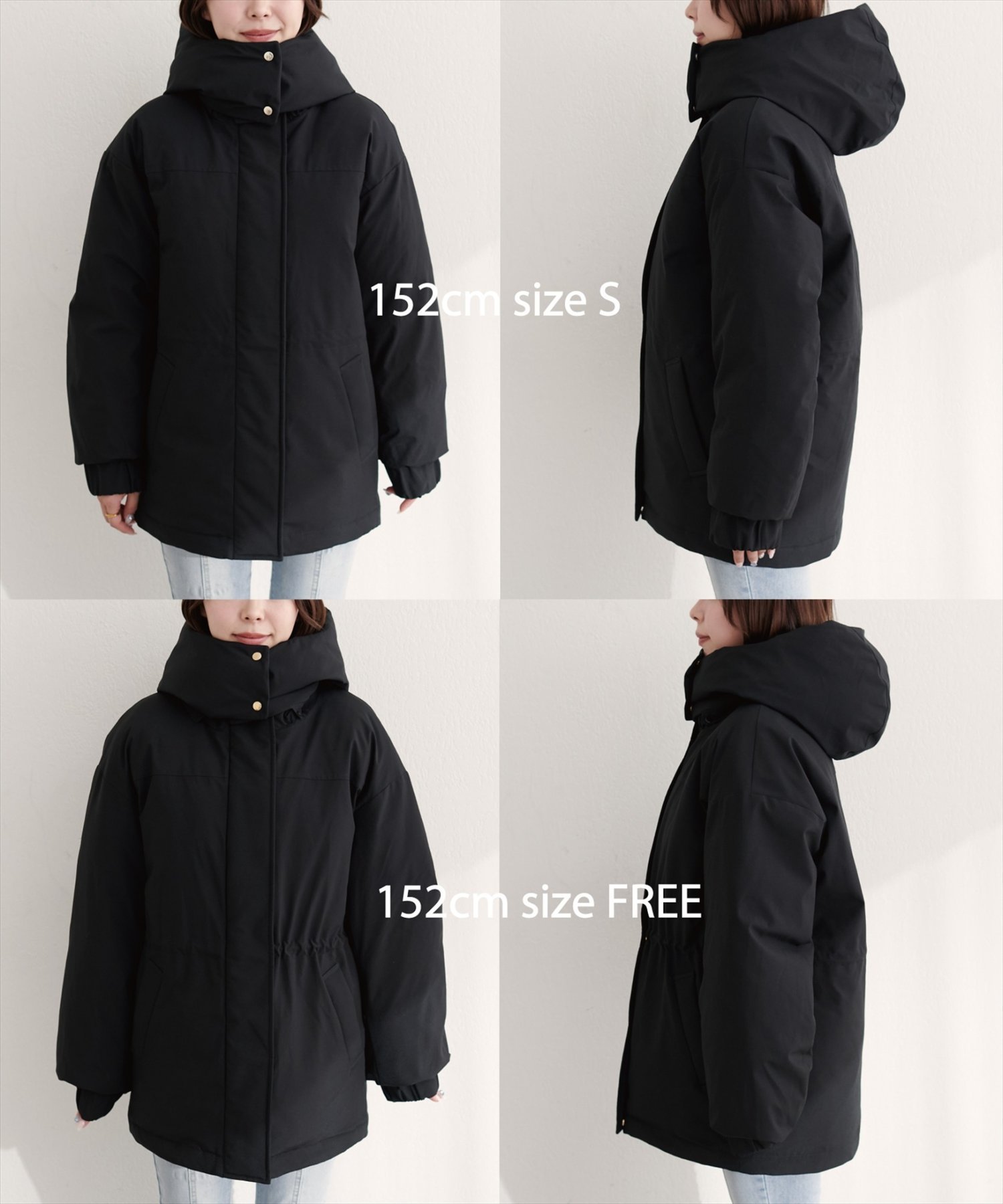 natural couture｜【WOODS × natural couture】ミドル丈ダウン