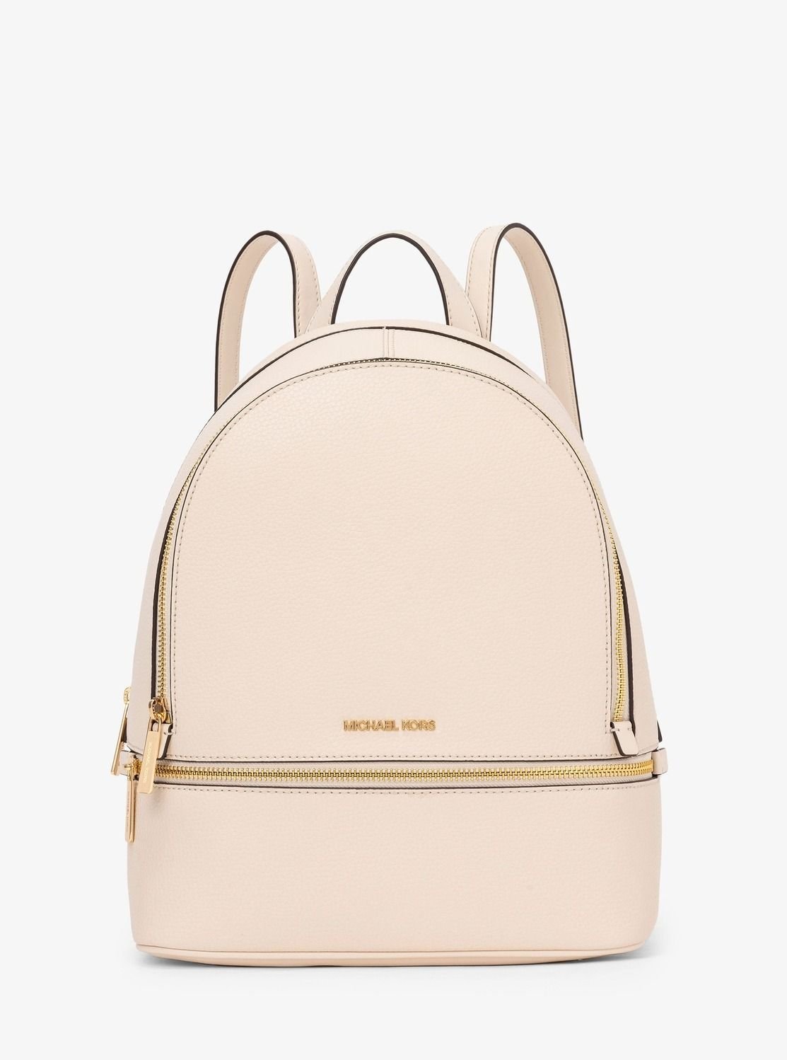 MICHAEL KORS｜RHEA ZIP ぺブル レザー バックパック ミディアム