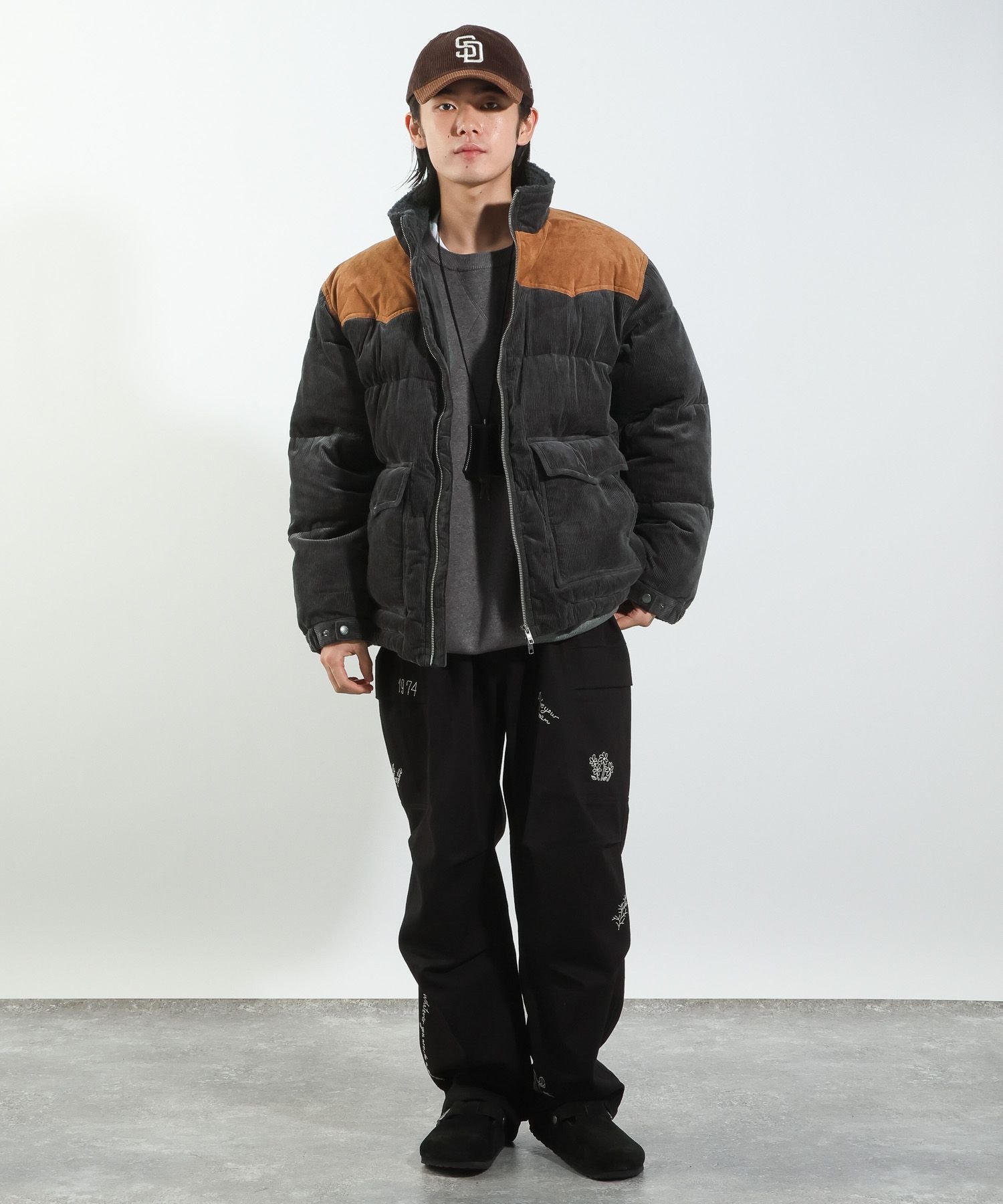 BAYFLOW｜ヴィンテージライクコーデュロイ中綿ブルゾン | Rakuten