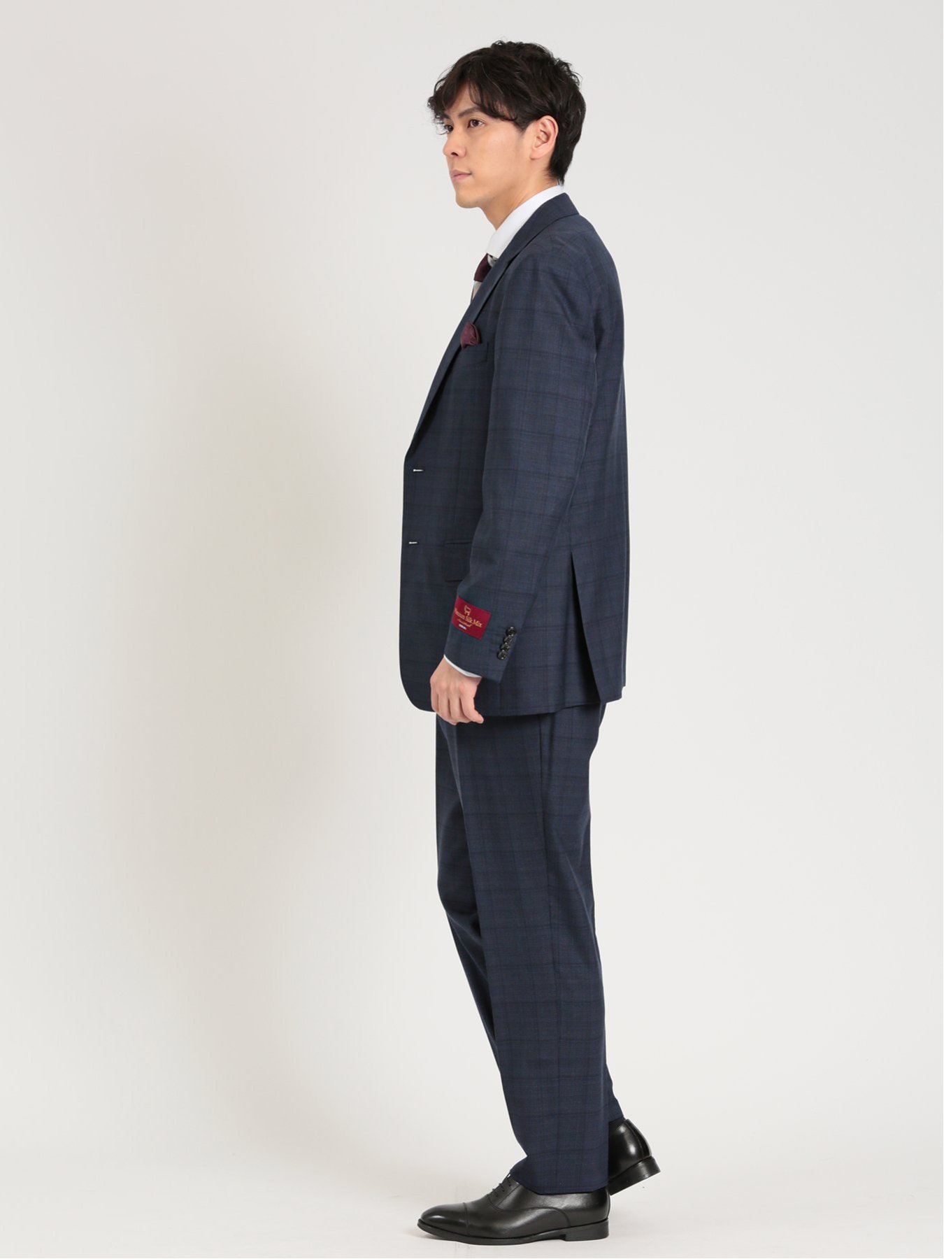 TAKA-Q｜シルク混ウール レギュラーフィット 2ボタン3ピーススーツ