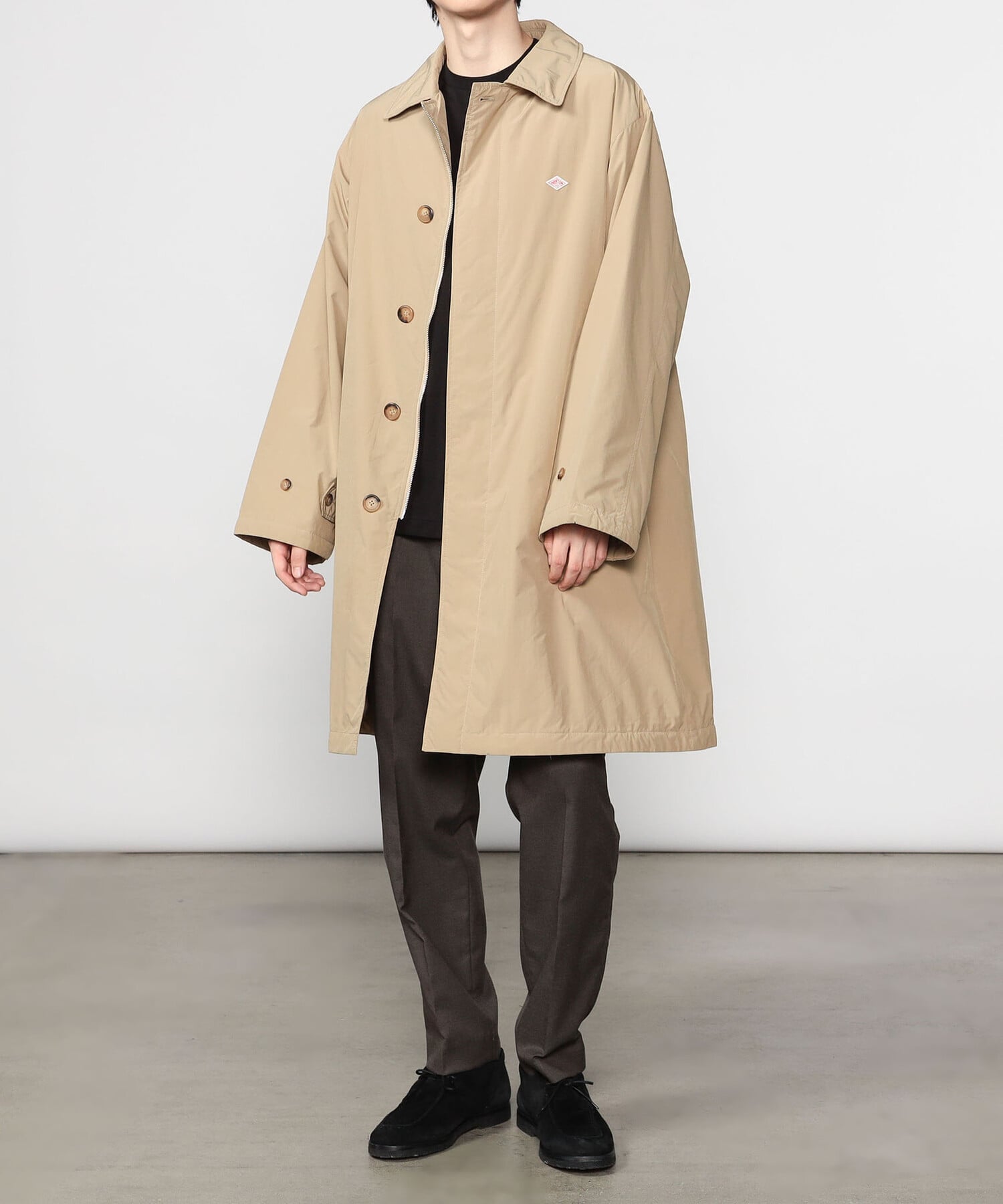 Bshop｜DANTON | ナイロンタフタ 中綿バルカラーコート WOMEN