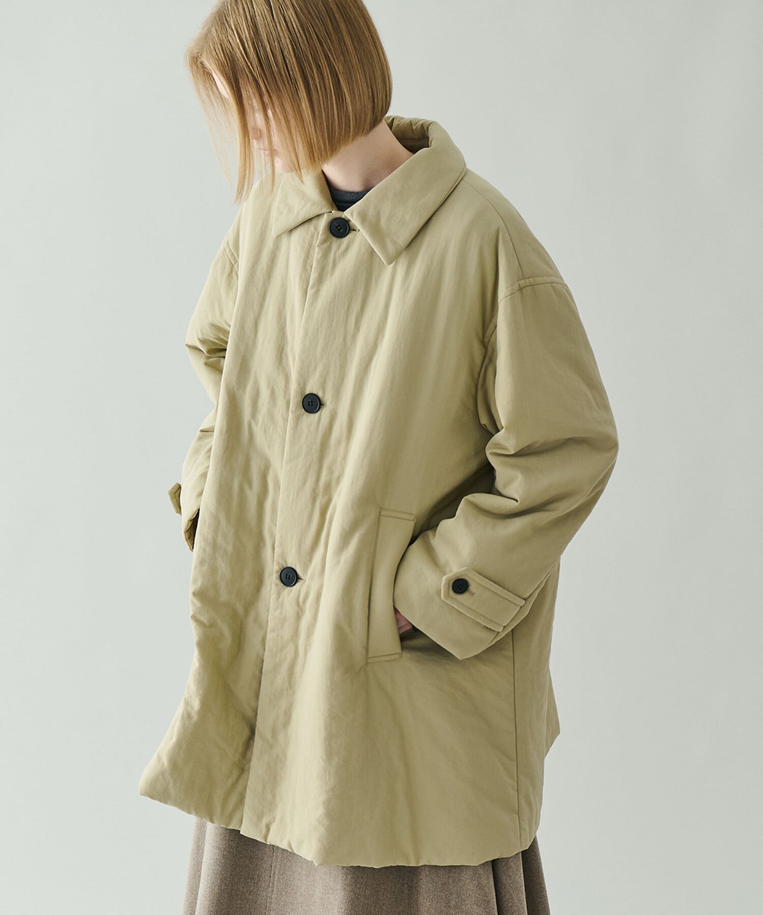 Bshop｜LE GLAZIK | ナイロンツイル ショートコート WOMEN | Rakuten