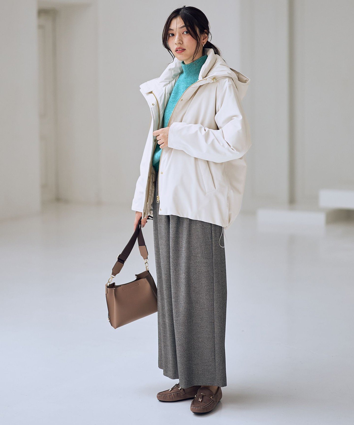 ANY｜撥水フーデットダウンコート | Rakuten Fashion(楽天ファッション