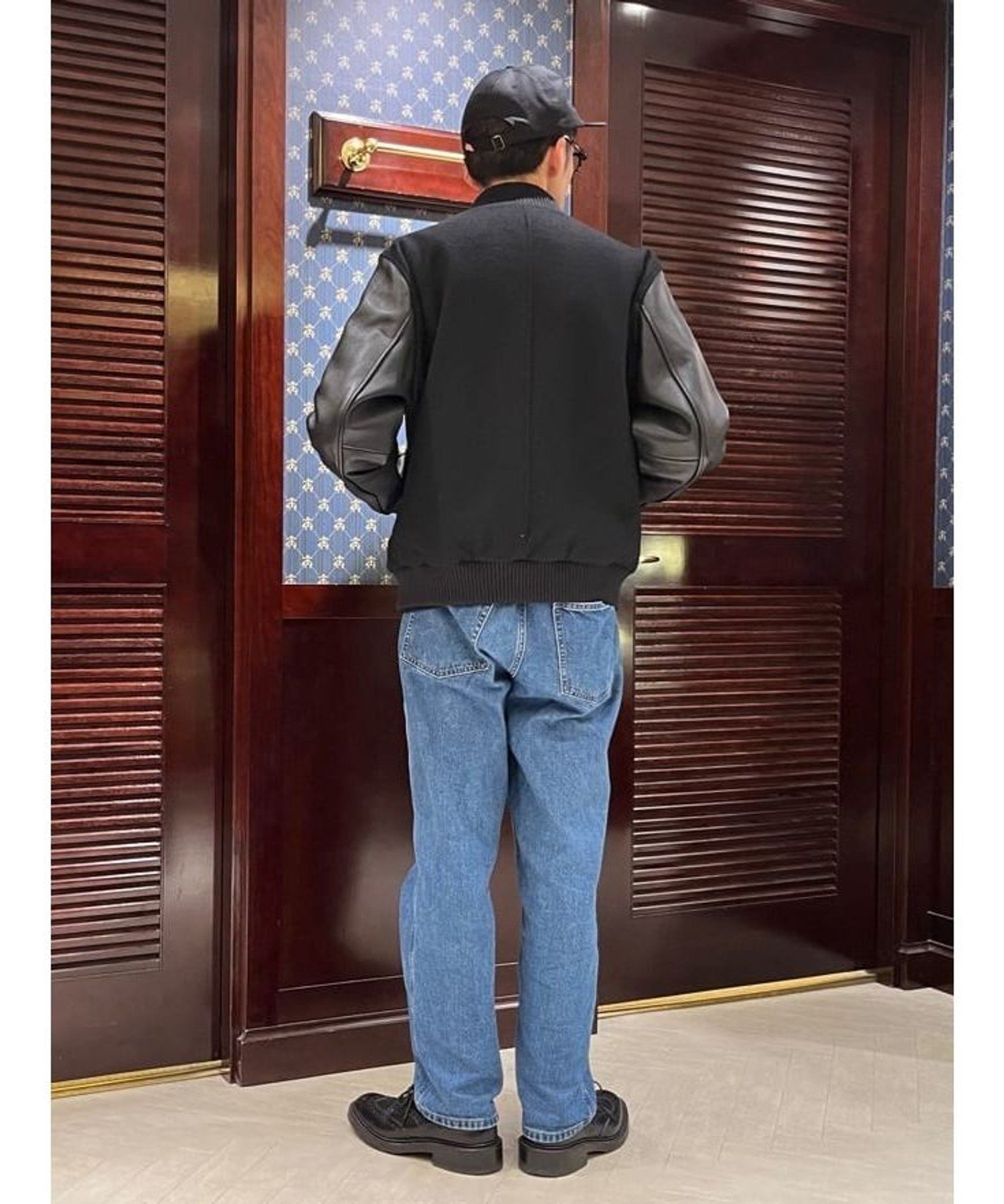 Brooks Brothers｜ウール/カウレザー バーシティジャケット | Rakuten