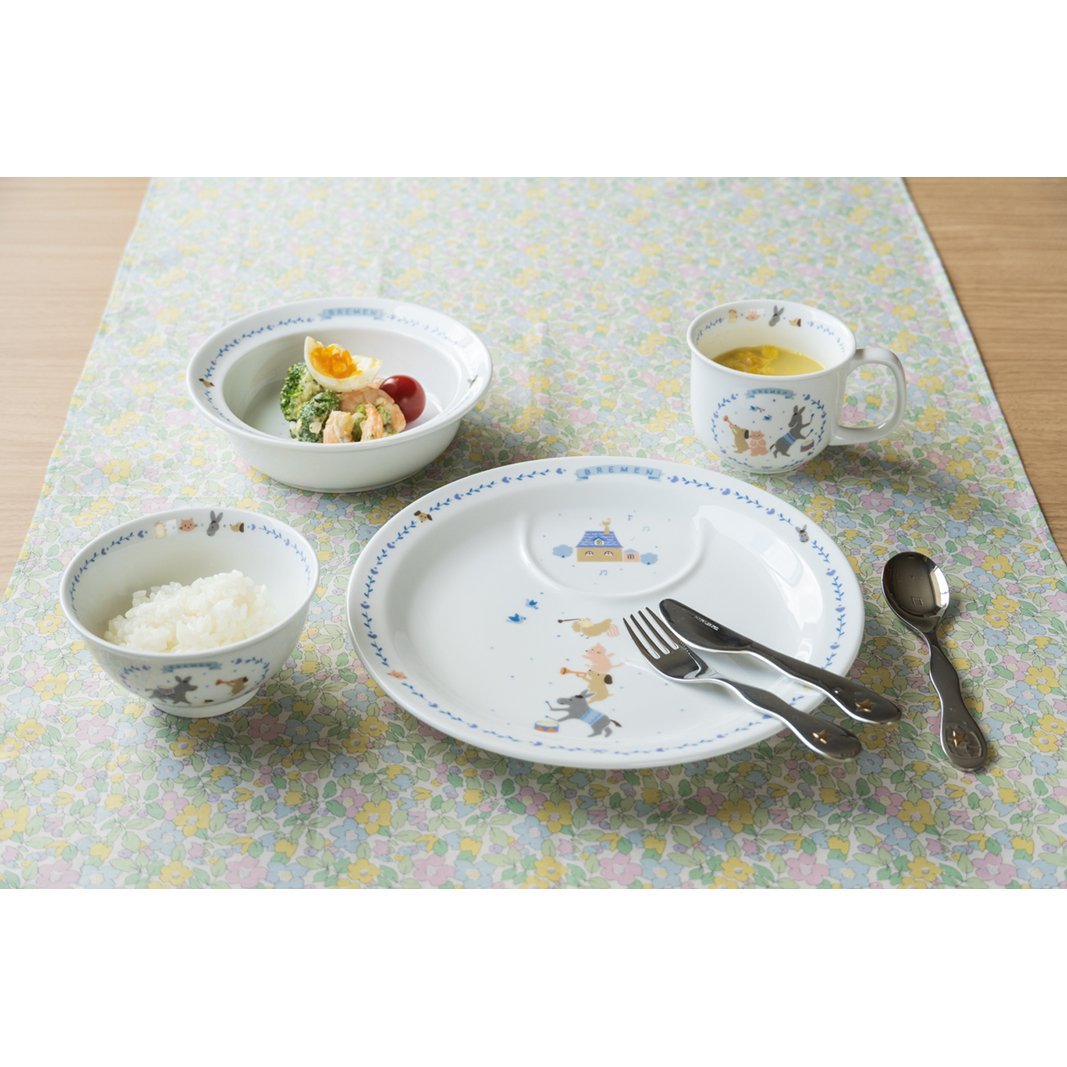 NARUMI｜【公式】ブレーメン 幼児セット(ブルー) 4点セット | Rakuten