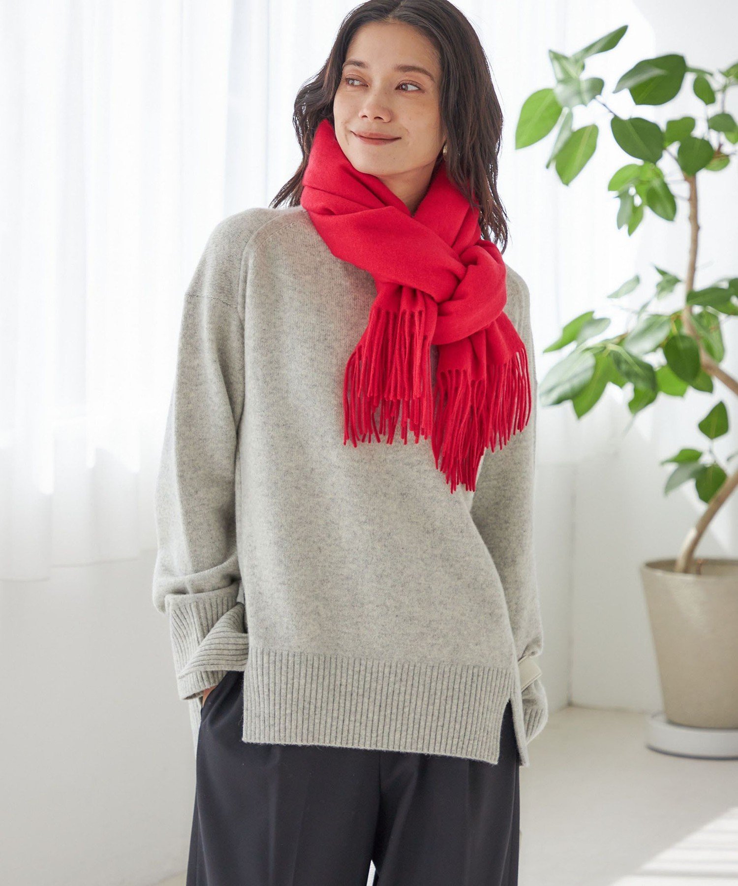 SHIPS｜ウール カシミヤ ウォッシャブル ストール | Rakuten Fashion