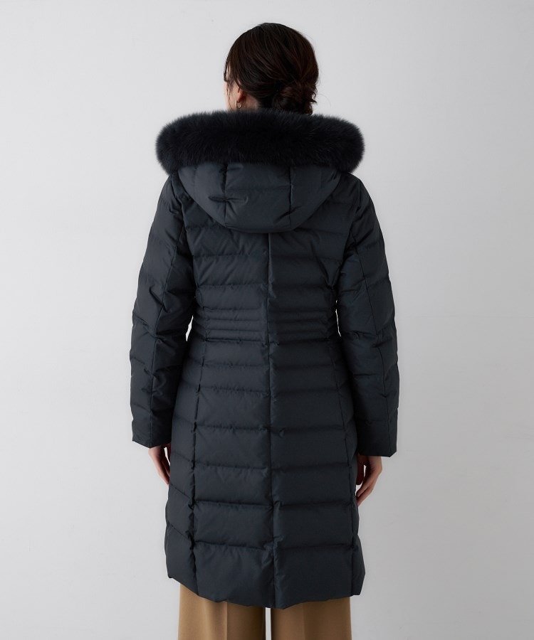 UNTITLED｜【はっ水機能/フード取り外し可/防寒】ロングダウンコート