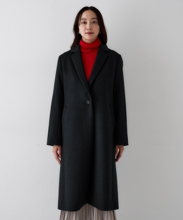 UNTITLED｜【スタイリッシュ/オンオフ兼用】ウールチェスターコート