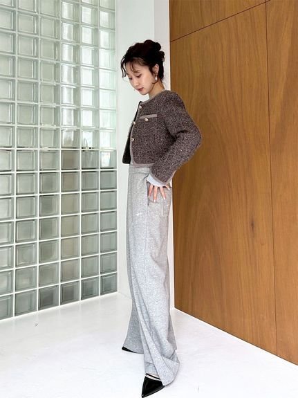 LILY BROWN｜ツイードショートジャケット | Rakuten Fashion(楽天