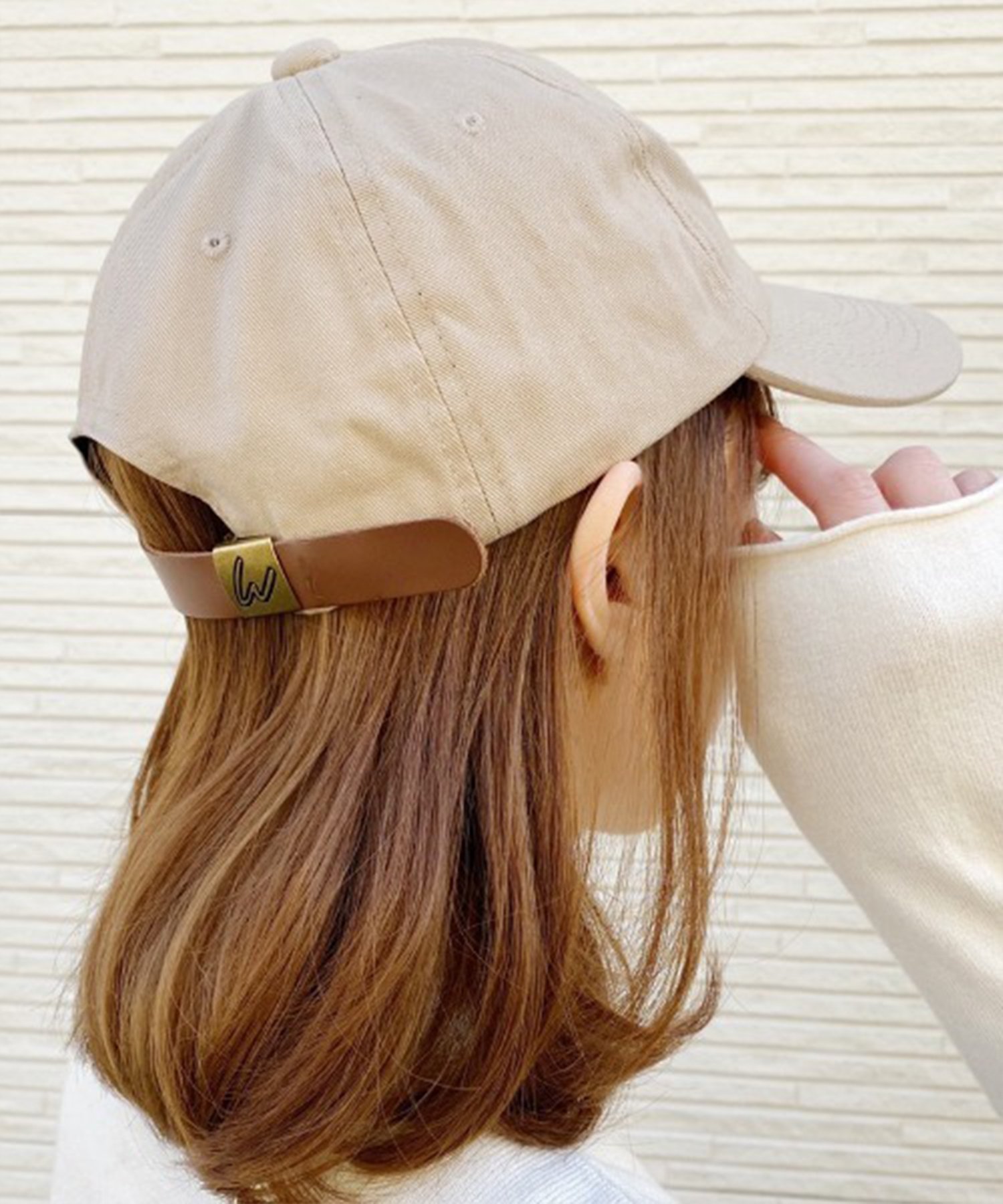 Outfitter lab｜【wears original】STONE WASHED TWILL CAP 本革
