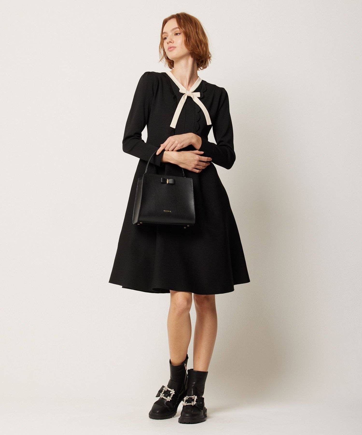 TOCCA｜【洗える】BAR RIBBON KNIT DRESS ニットドレス | Rakuten