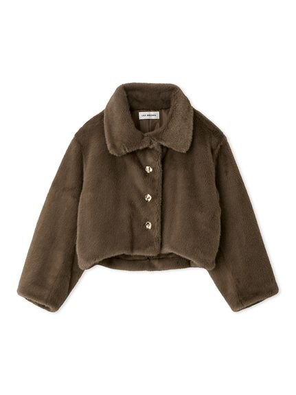 LILY BROWN｜バリエファーショートコート | Rakuten Fashion(楽天