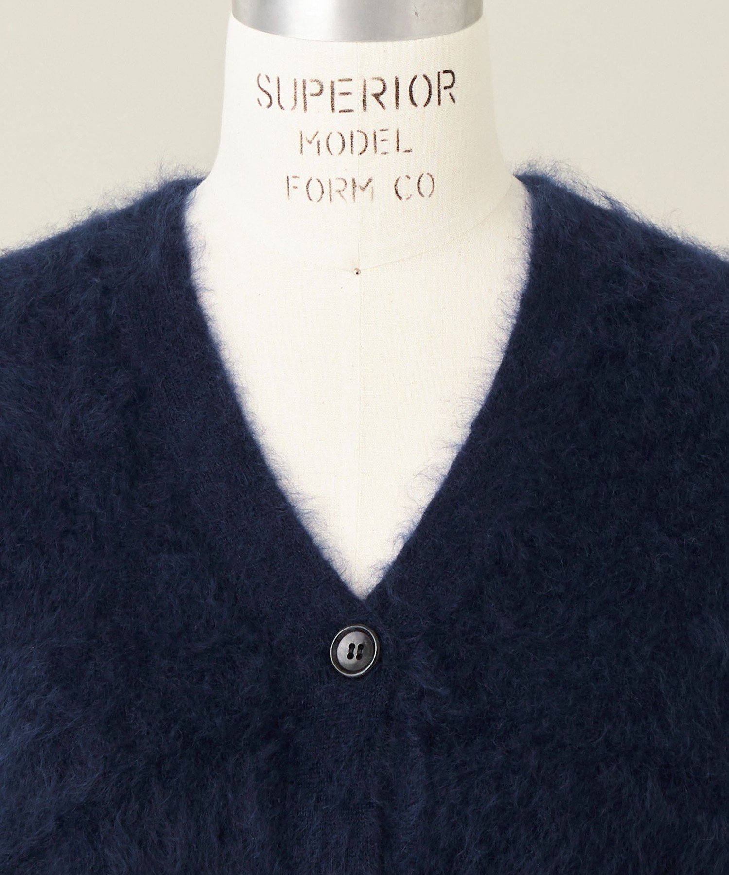 conte カシミアファーVネックカーディガン UNITED ARROWS LTD. OUTLET｜<conte>カシミヤ ファー Vネック