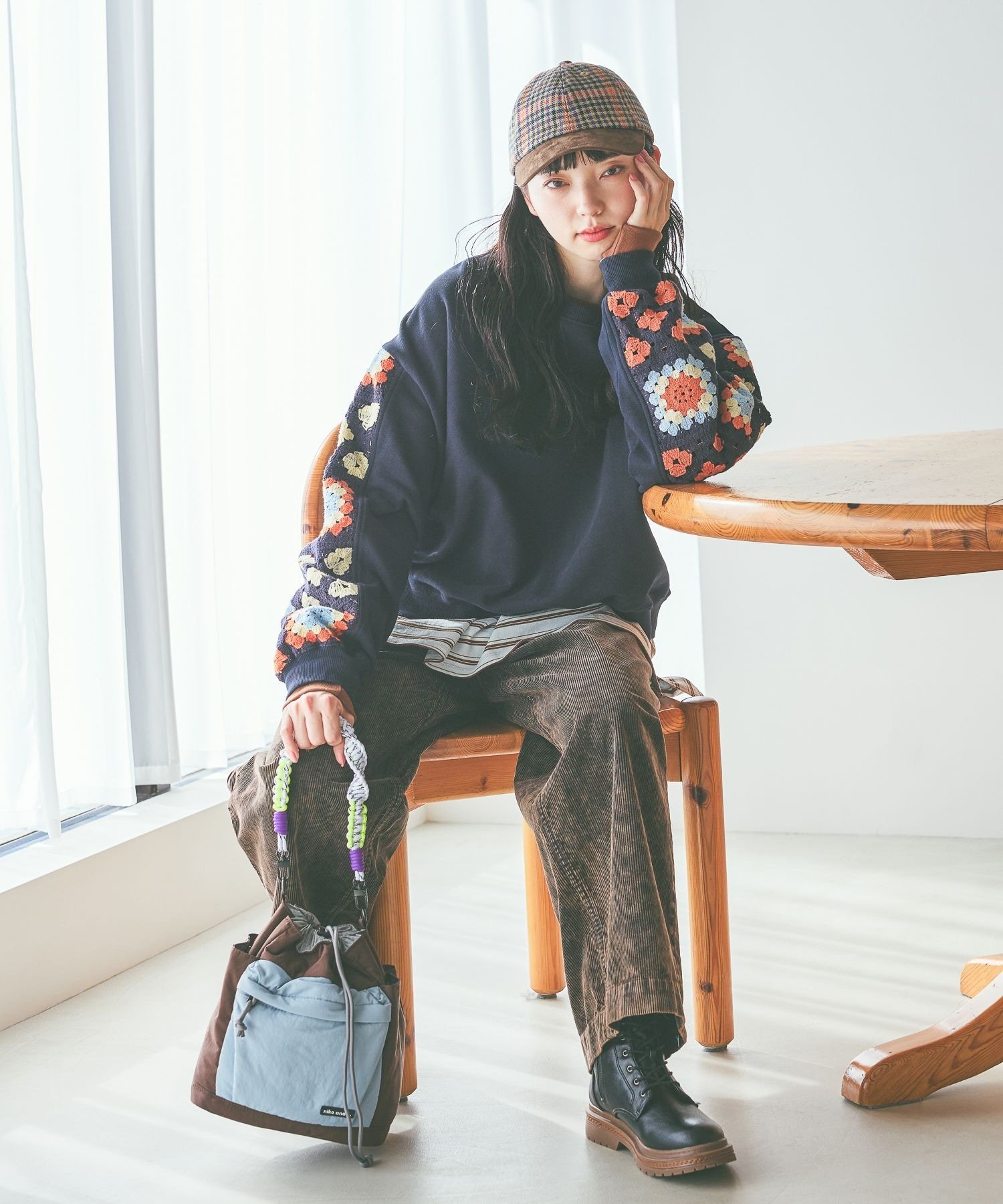 niko and ｜クロシェコンビプルオーバー | Rakuten Fashion(楽天