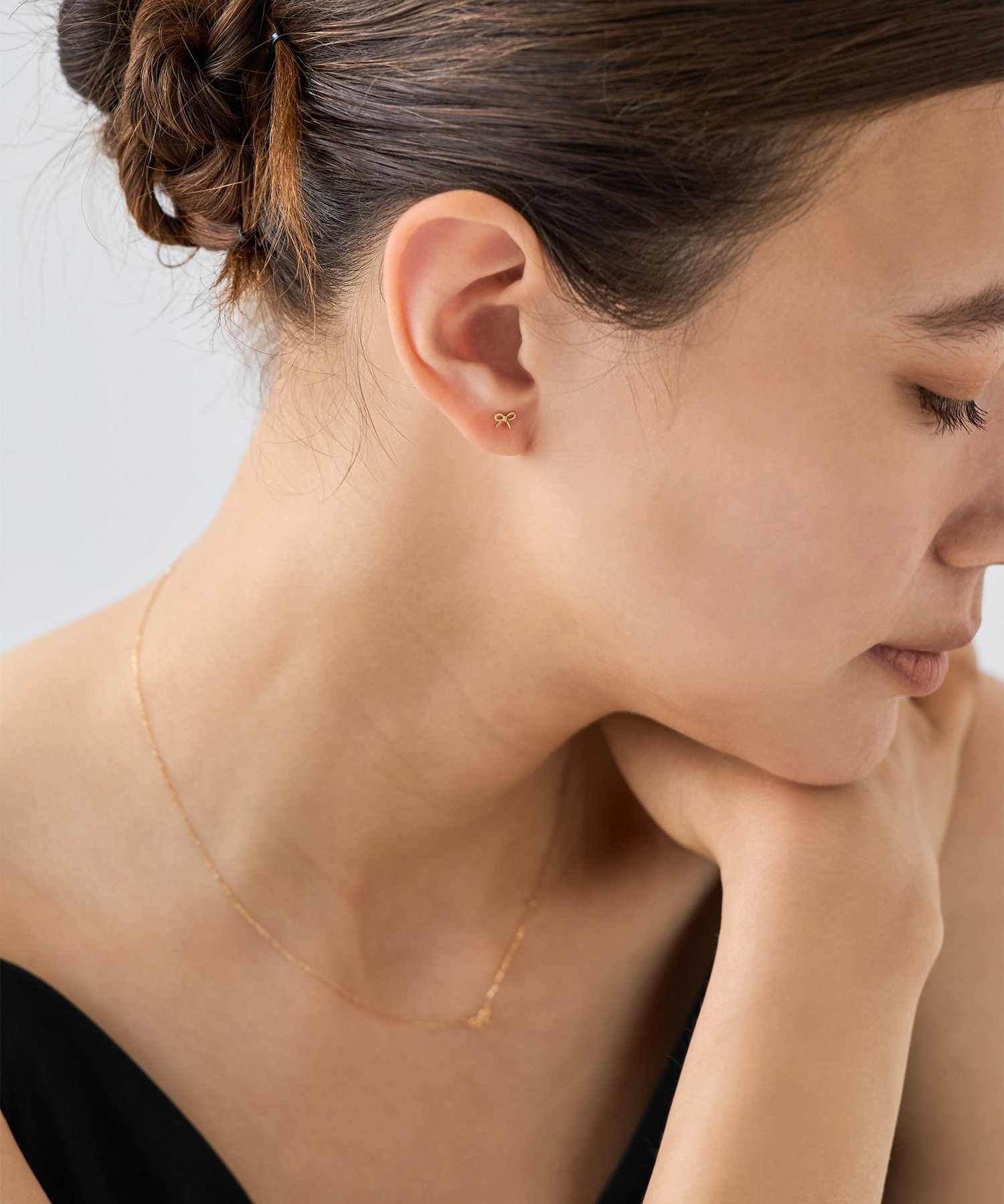 ete｜K18YG リボン ピアス | Rakuten Fashion(楽天ファッション／旧