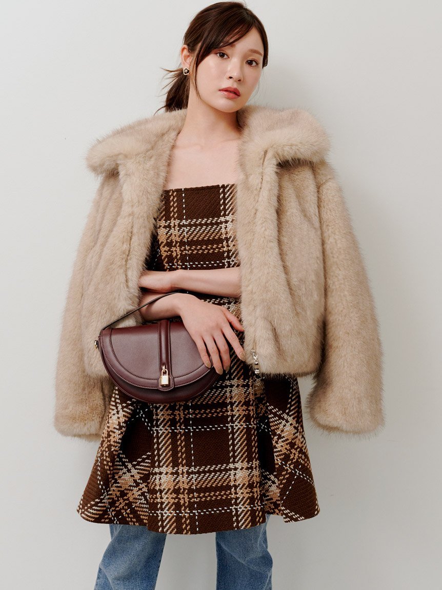 SNIDEL｜【WEB限定】ロービングチェックミニワンピース | Rakuten