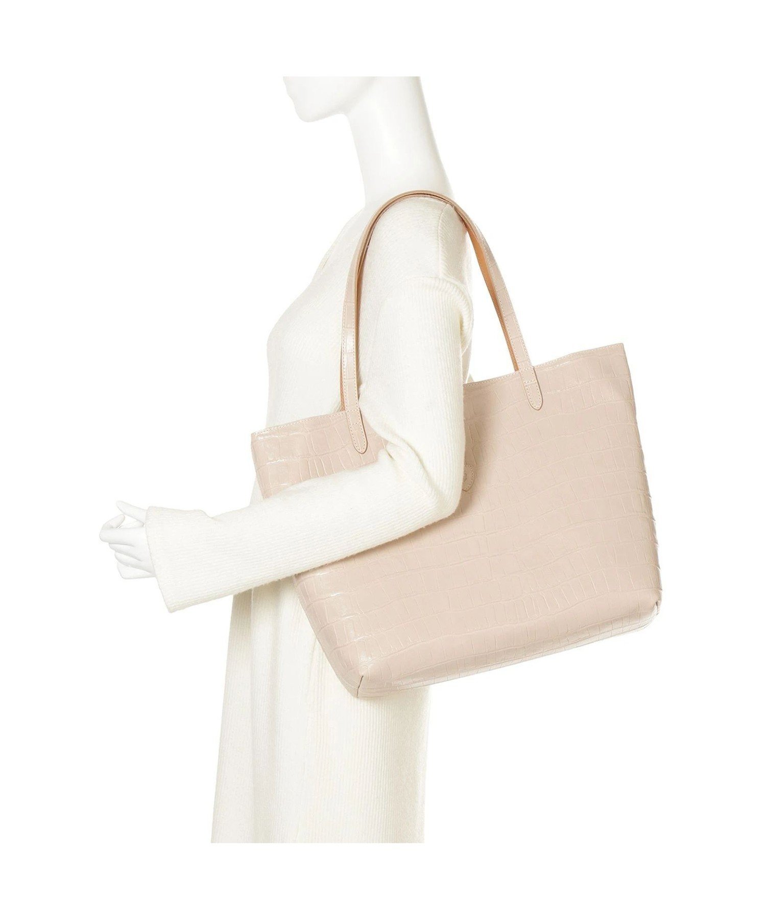 Felisi｜【Felisi/フェリージ】クロコ型押し レザー トートバッグ 15