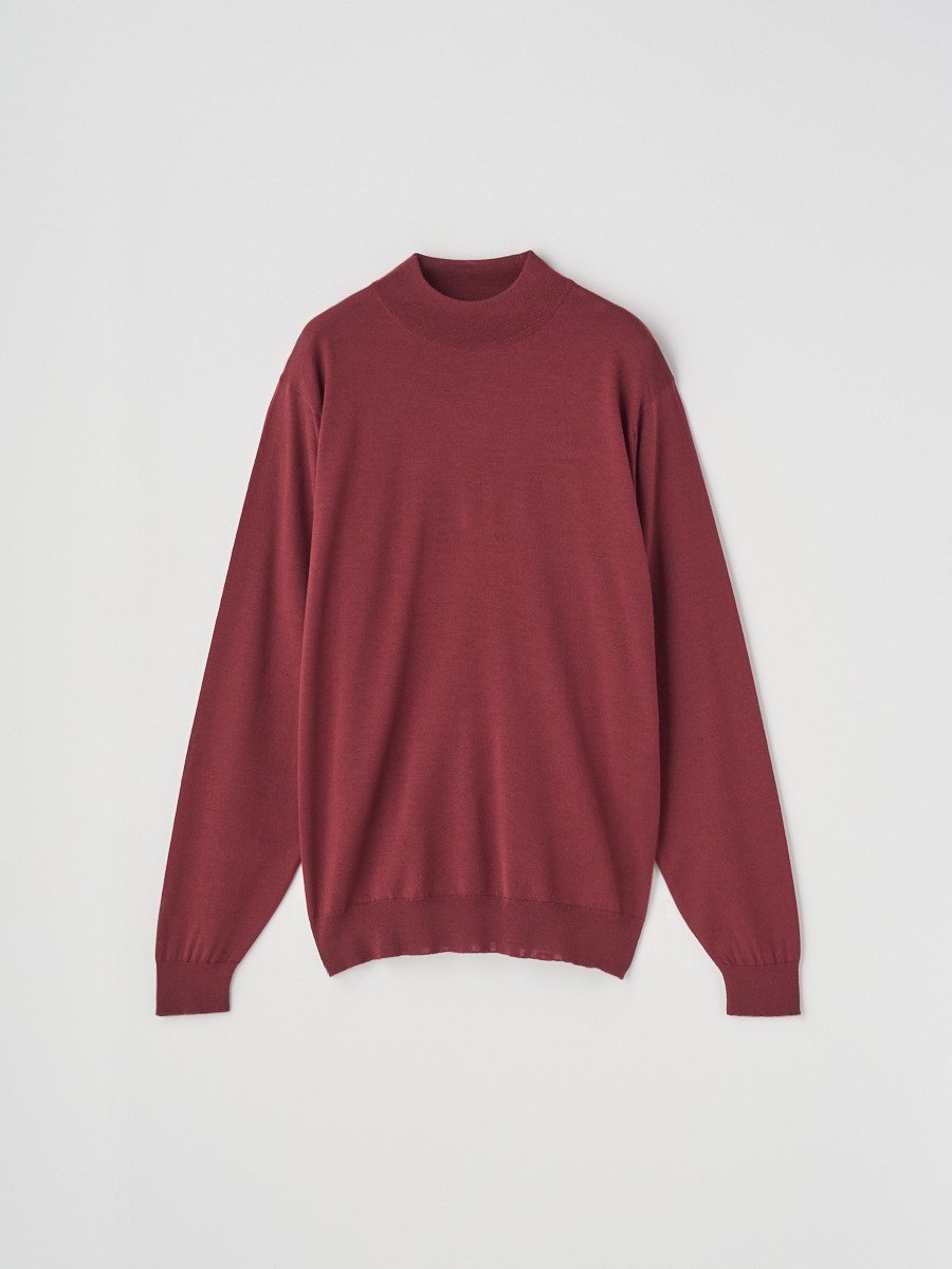 JOHN SMEDLEY｜モックネック長袖ニットプルオーバー | KILDAY | 30G