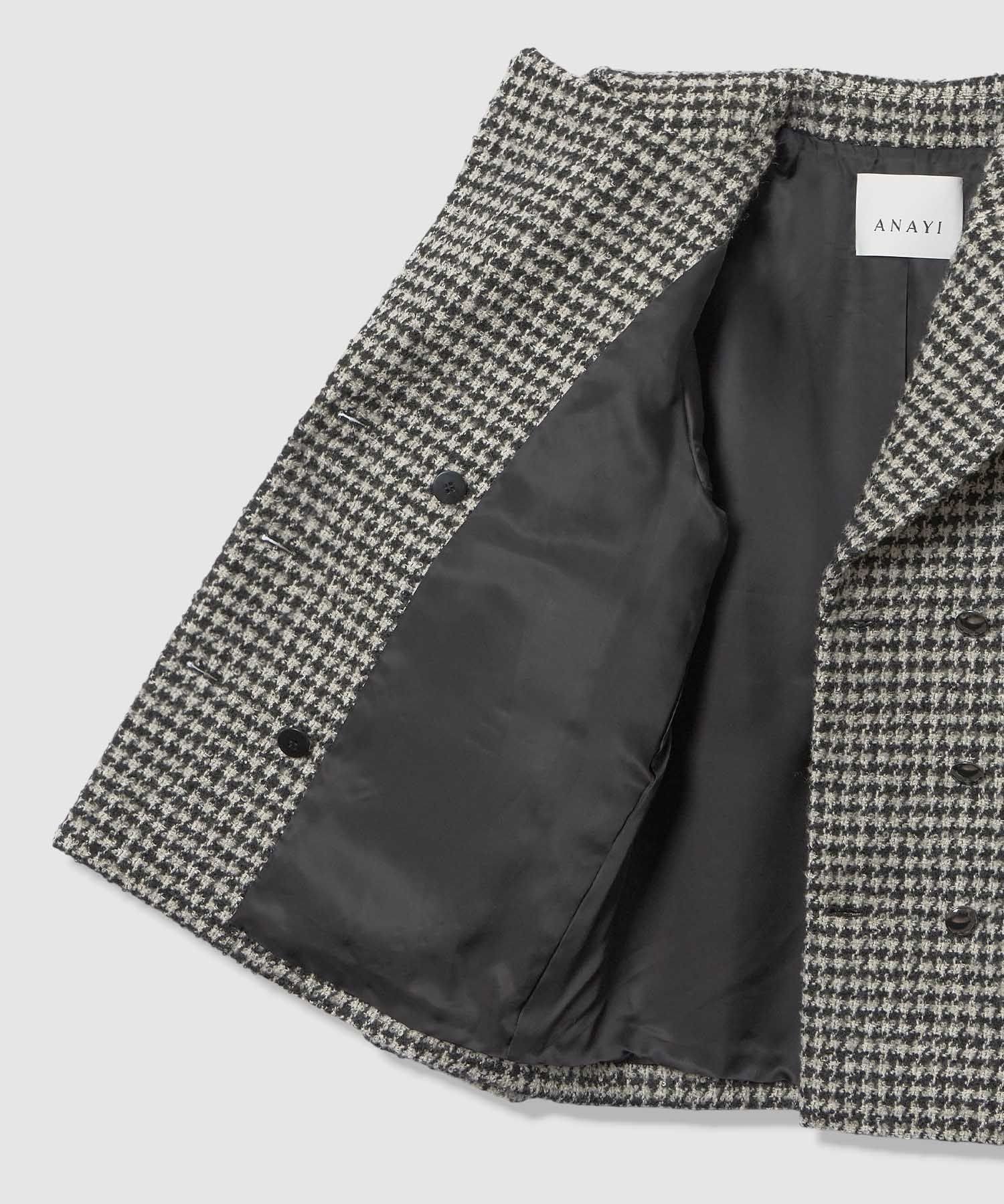 ANAYI｜ループ千鳥ツイードPコート | Rakuten Fashion(楽天