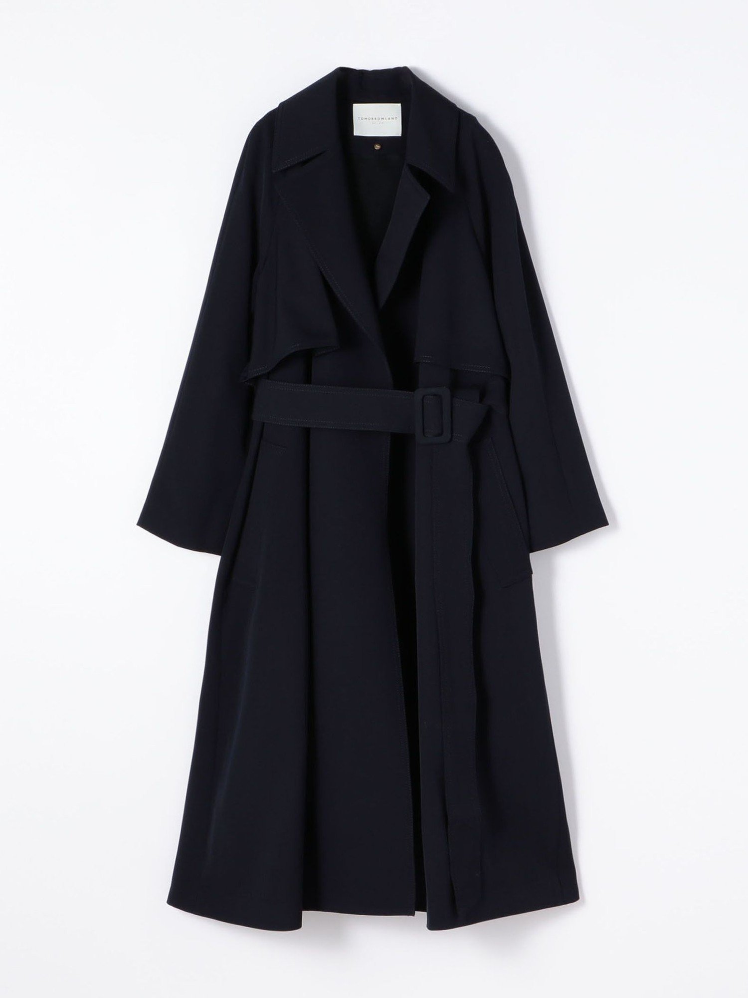 TOMORROWLAND｜ウールギャバジン ガウンコート | Rakuten Fashion(楽天