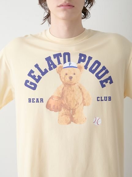 gelato pique｜【ONLINE限定】【HOMME】スポーティーベアワンポイントT