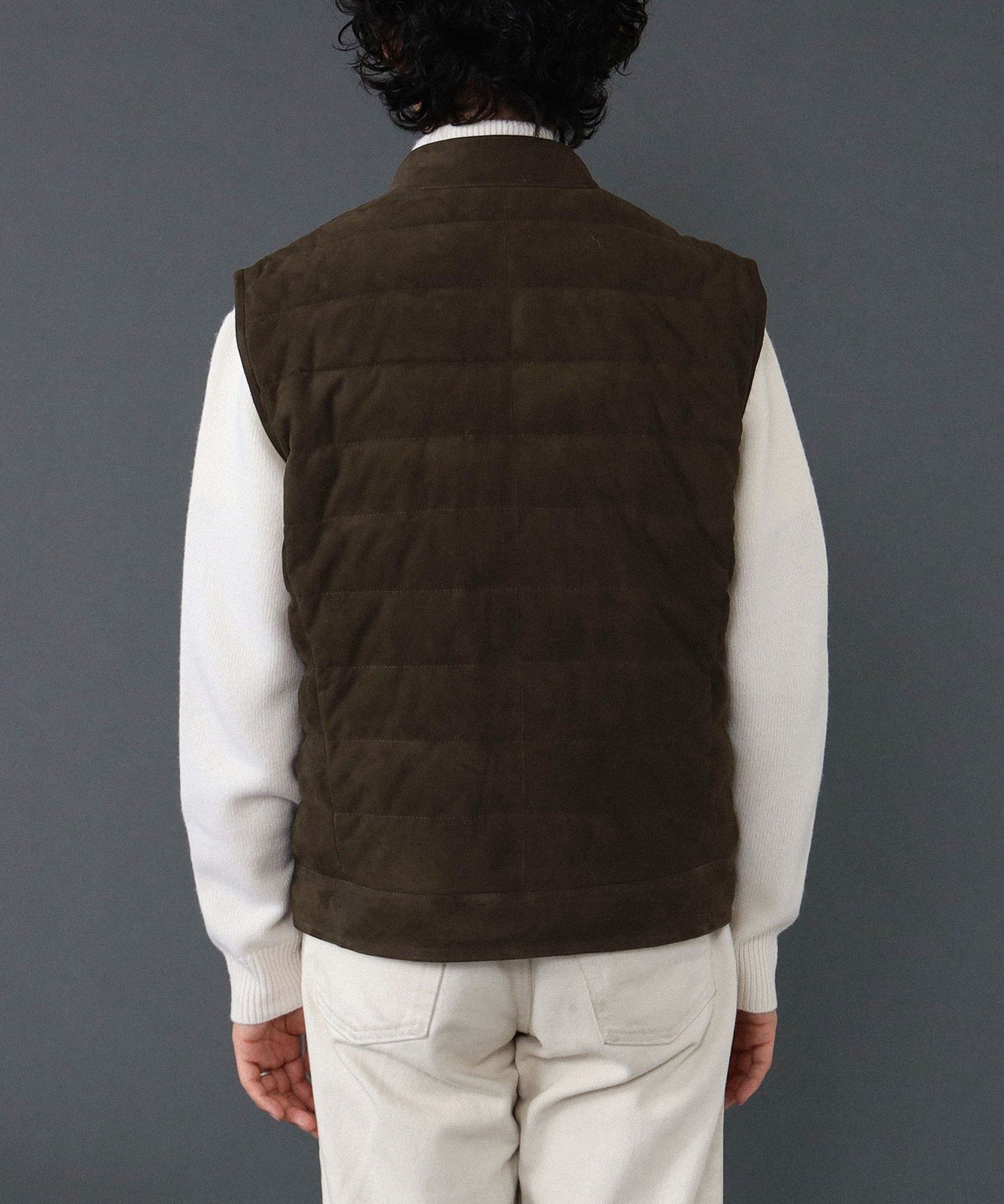 BEAMS MEN｜EMMETI / スエード ダウンベスト | Rakuten Fashion(楽天