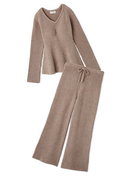 SNIDEL HOME｜ペプラムニットセットアップ | Rakuten Fashion(楽天